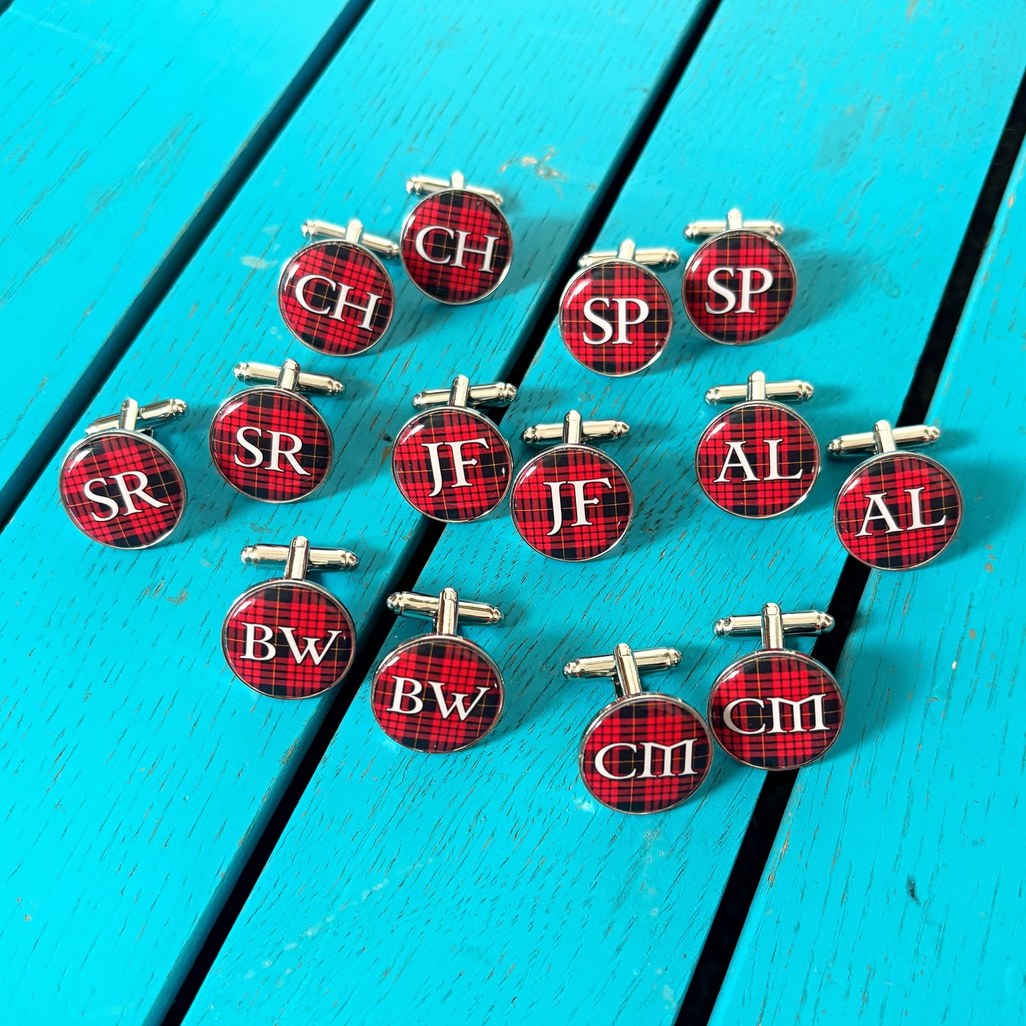 Custom Tartan Cufflinks