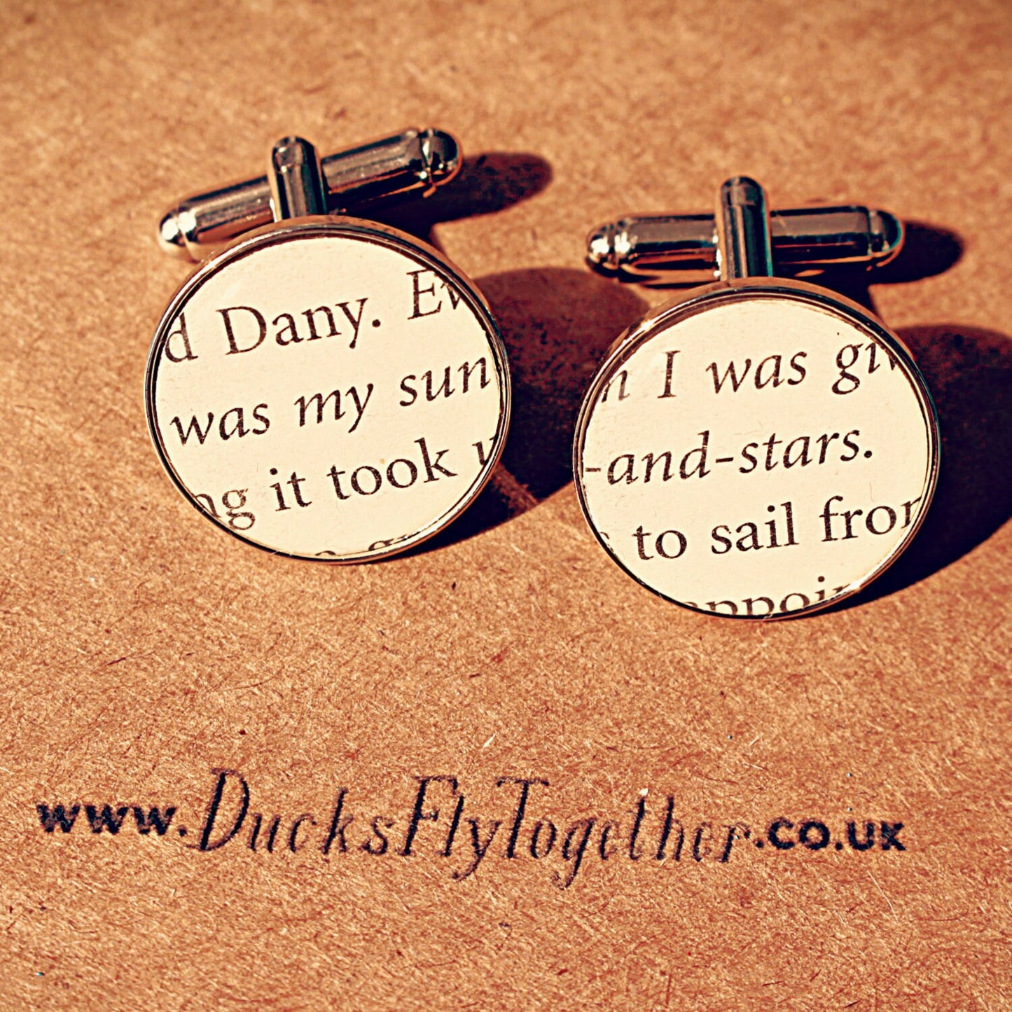 Game of Thrones Wedding cufflinks. Recycled book. Quotes. Winter is Coming. Moon of my life My Sun and Stars. Valar Morghulis. Gift for him.