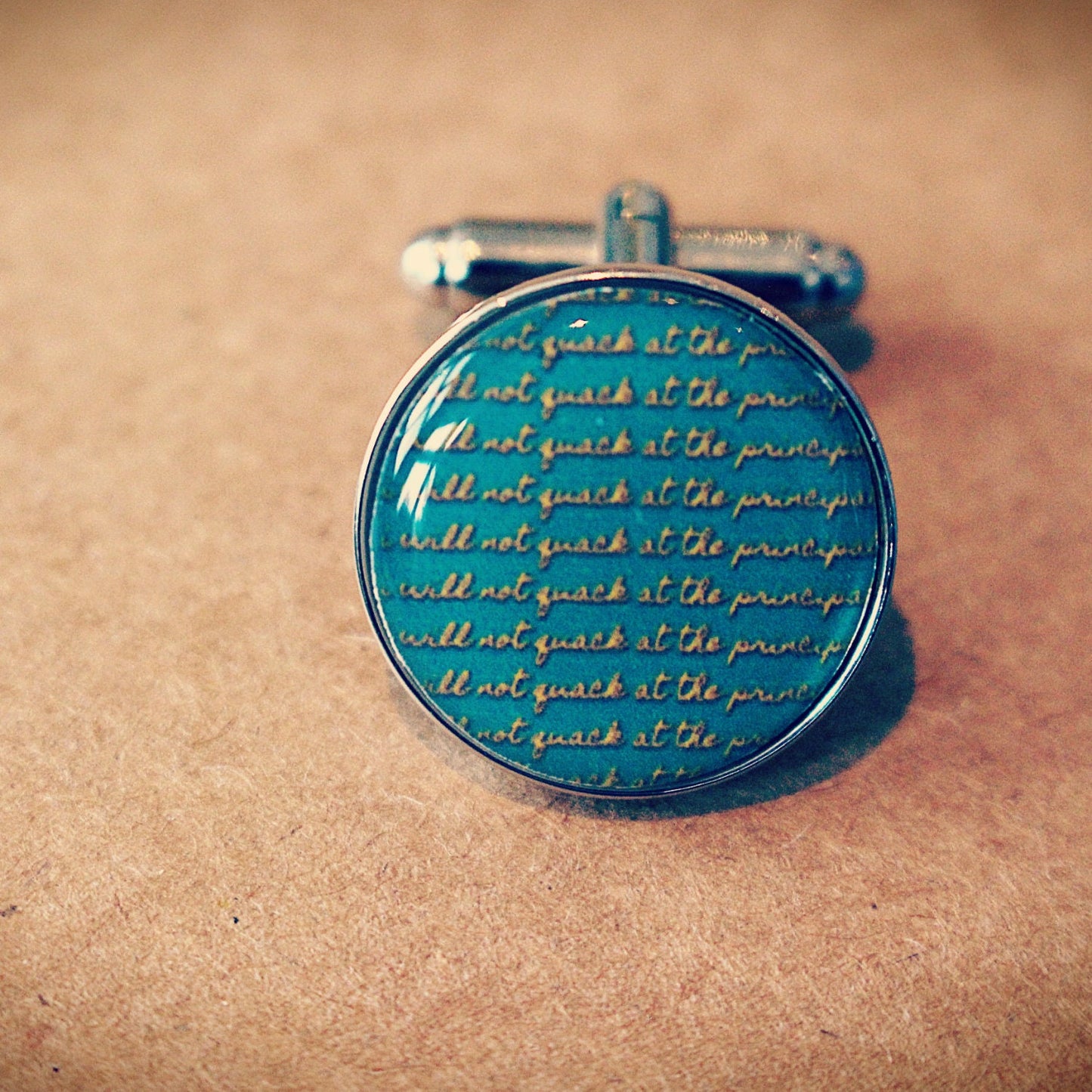 Mighty Ducks inspired cufflinks. Ducks Fly Together. Quack Attack. Retro 90s movie. I will not quack at the principal. Bash Brothers. Conway