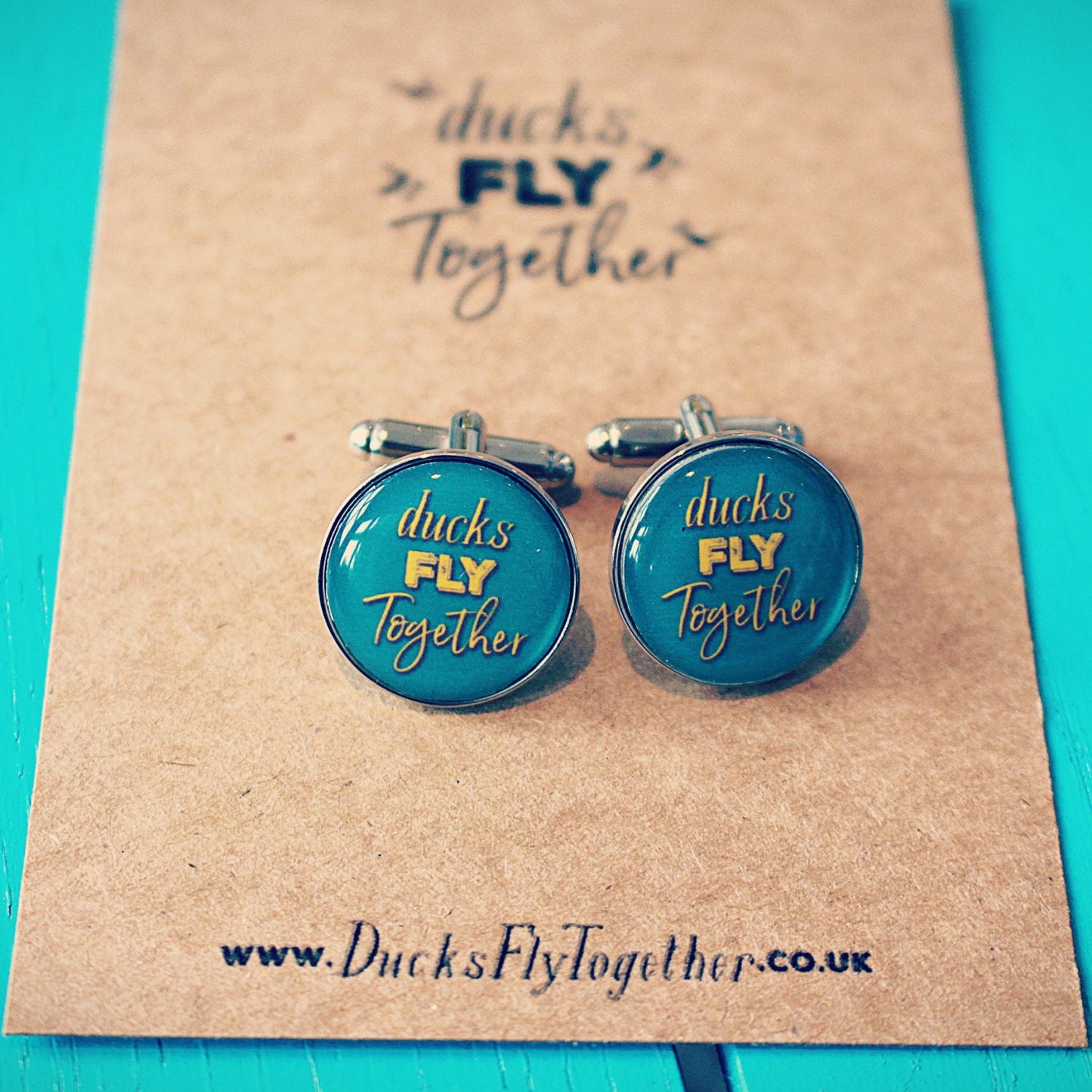 Mighty Ducks inspired cufflinks. Ducks Fly Together. Quack Attack. Retro 90s movie. I will not quack at the principal. Bash Brothers. Conway