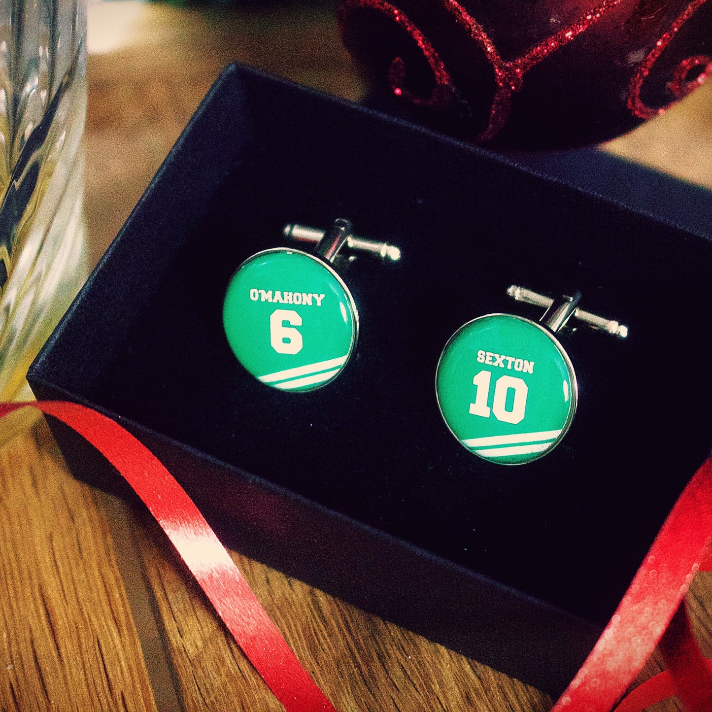 Ireland Rugby Cufflinks. Personalised gift for him. Rugby fan. Six Nations. Leinster, Munster, Ulster, Connaught. Christmas present.