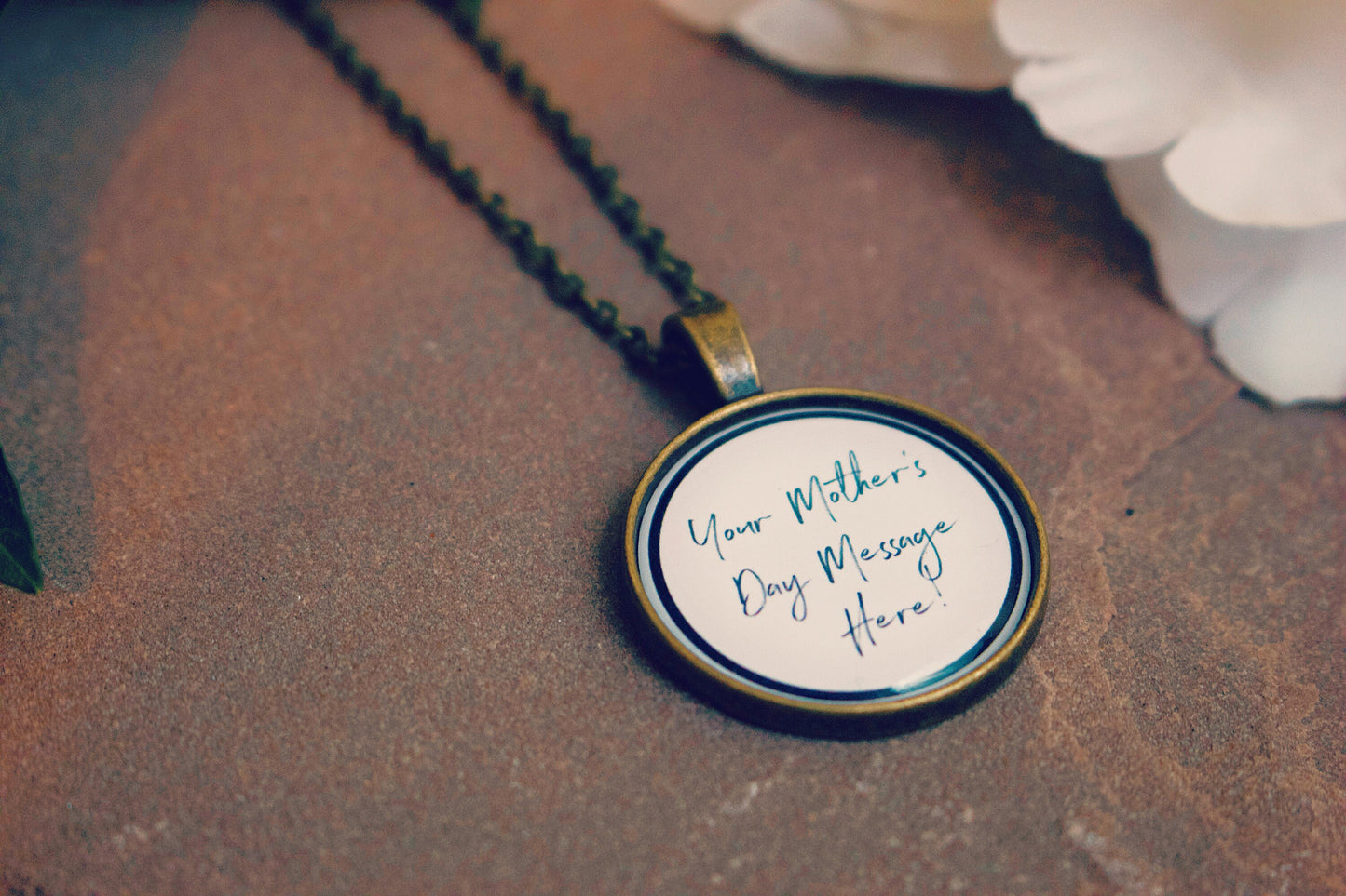 Mother's Day Message necklace. Mother quote. Mothering Sunday. Personalised Gift for Mum. Mummy. Granny. Unique mothers day. Custom made.