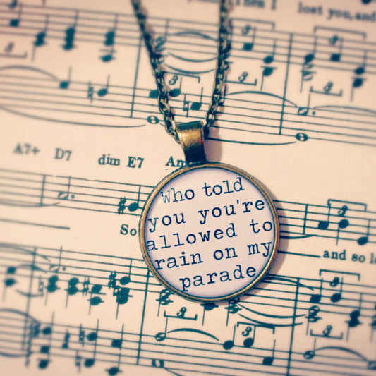 Song Lyrics Pendant! Personalised gift. Greatest Showman - This is Me! First Dance Wedding Song. Musical Song Lyrics. Unisex necklace