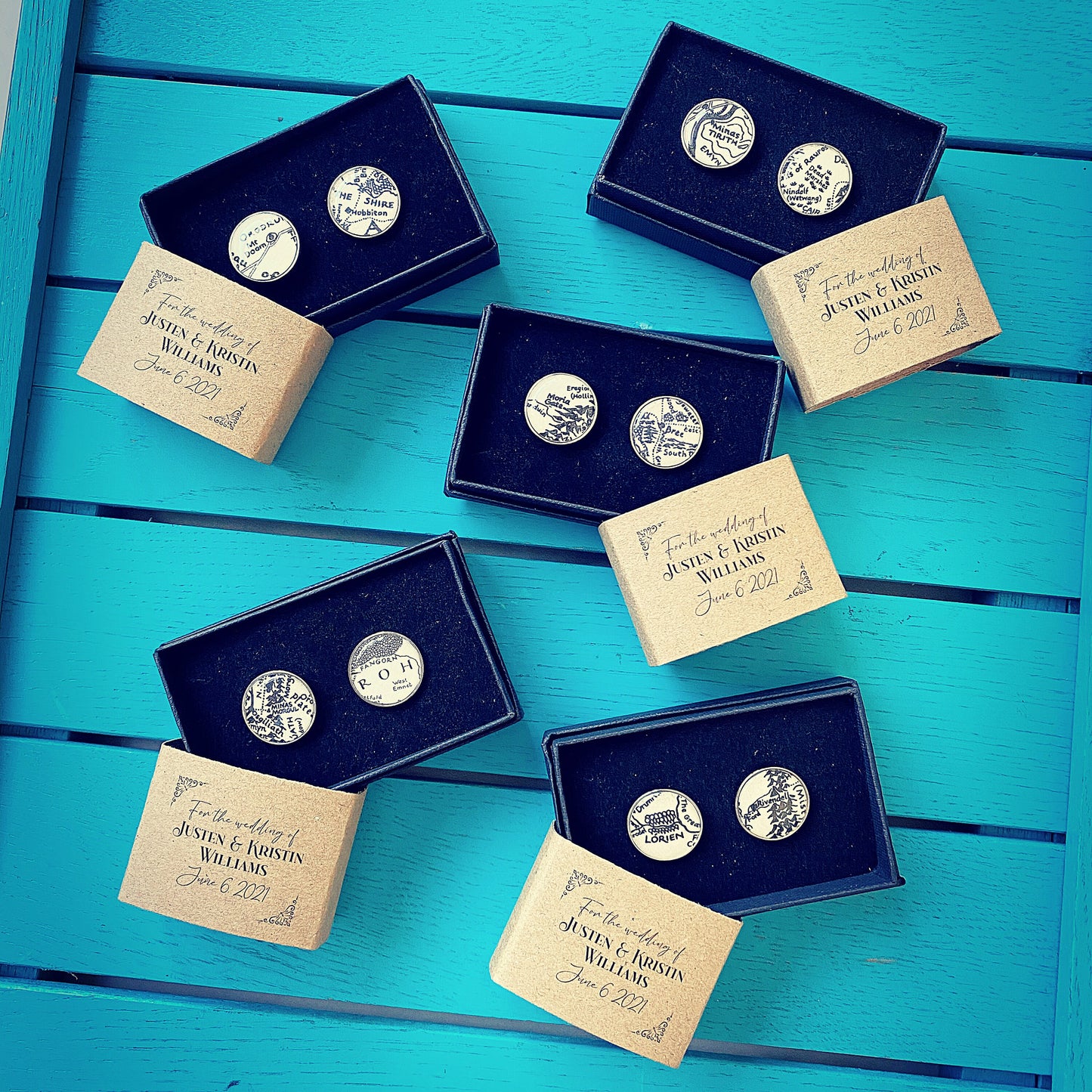 Lord of the Rings Wedding cufflinks - recycled books. Vintage book. Frodo. Bilbo. Gandalf. One Ring to rule them all. Gift for him. Tolkien.
