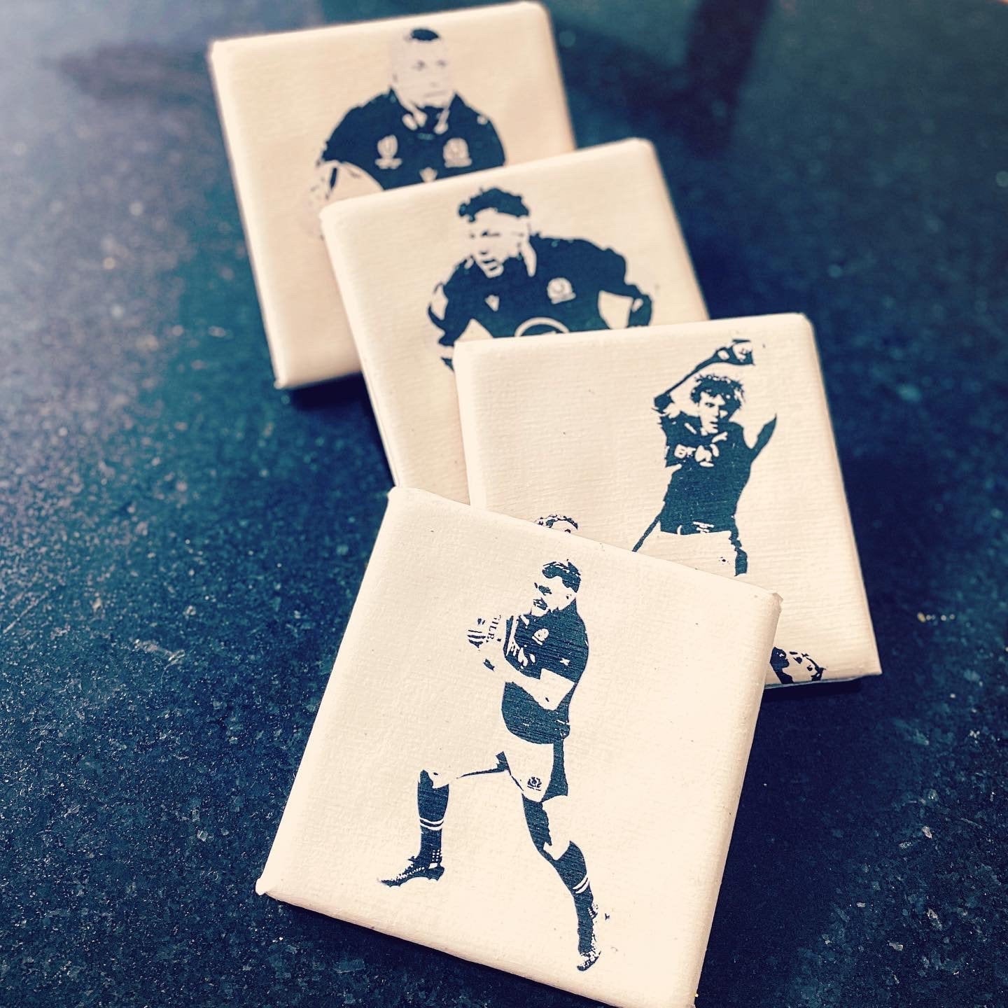 Six Nations Rugby Gift Coasters. Home Bar. Beer Mats. England Rugby. Wales Rugby. Ireland Rugby. Scotland Rugby. British and Irish Lions.