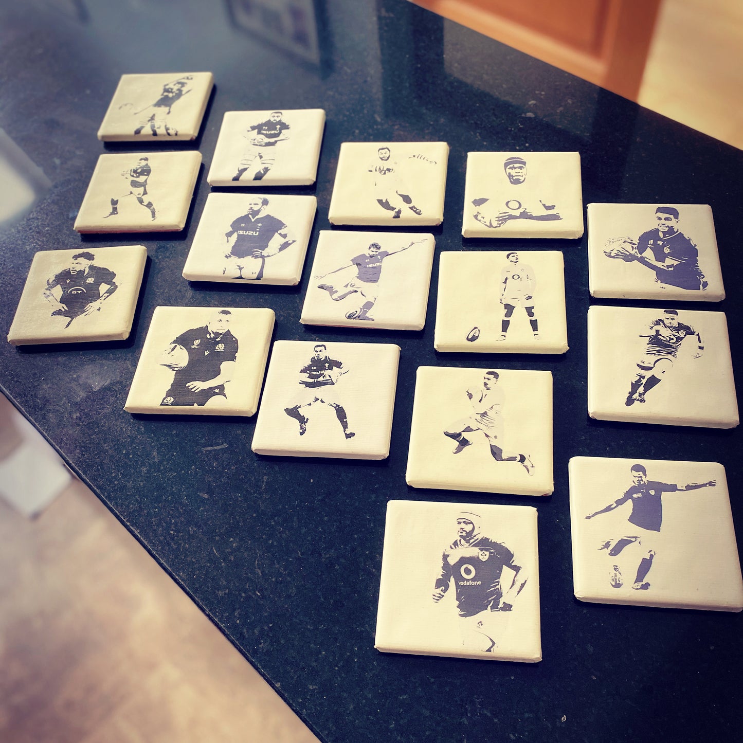 Six Nations Rugby Gift Coasters. Home Bar. Beer Mats. England Rugby. Wales Rugby. Ireland Rugby. Scotland Rugby. British and Irish Lions.