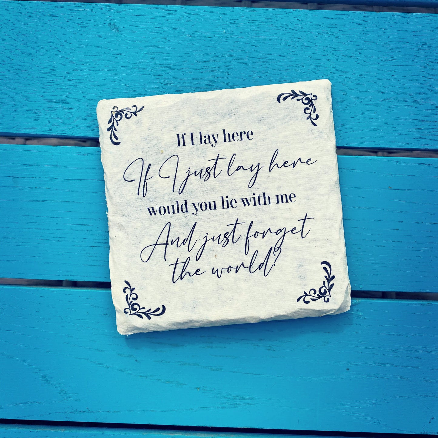 Personalised Song Lyrics / Quotes Coasters. Your message on a beer mat First dance song words Inspirational quotes. Home bar. Wedding favour