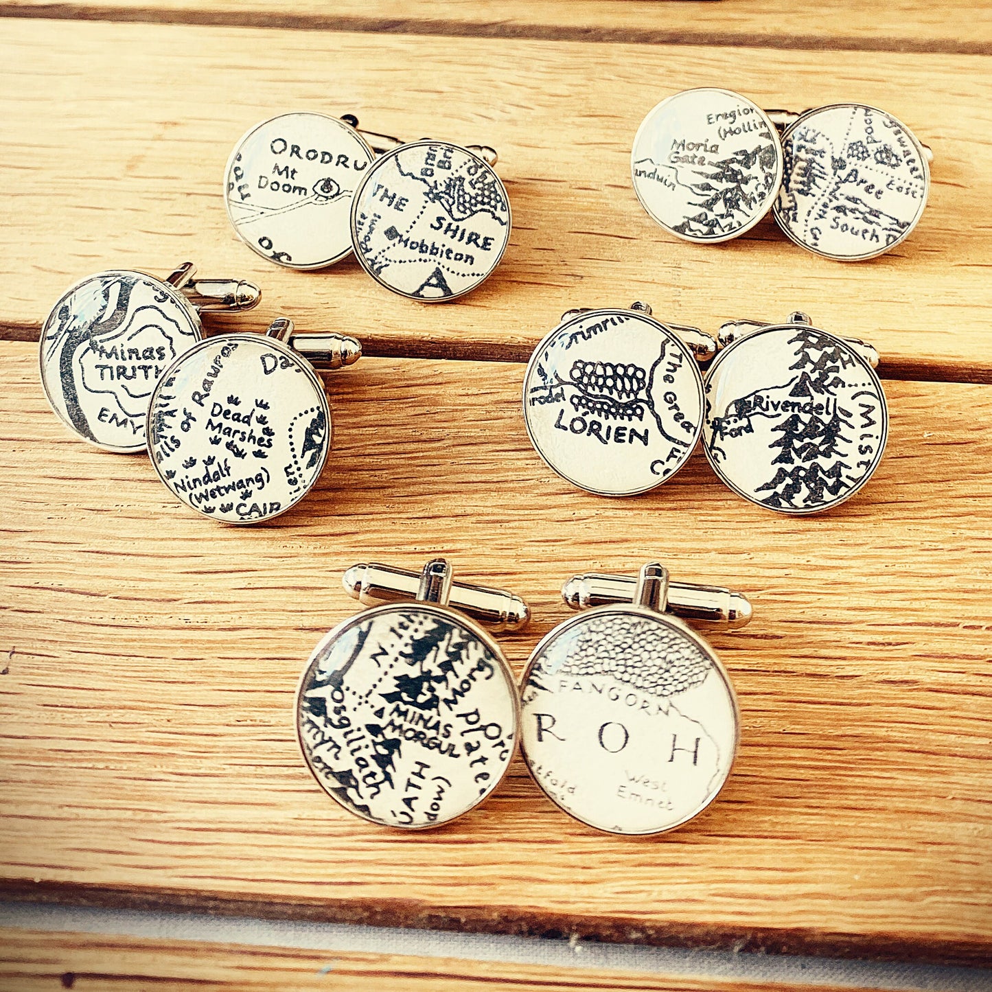 Lord of the Rings Wedding cufflinks - recycled books. Vintage book. Frodo. Bilbo. Gandalf. One Ring to rule them all. Gift for him. Tolkien.