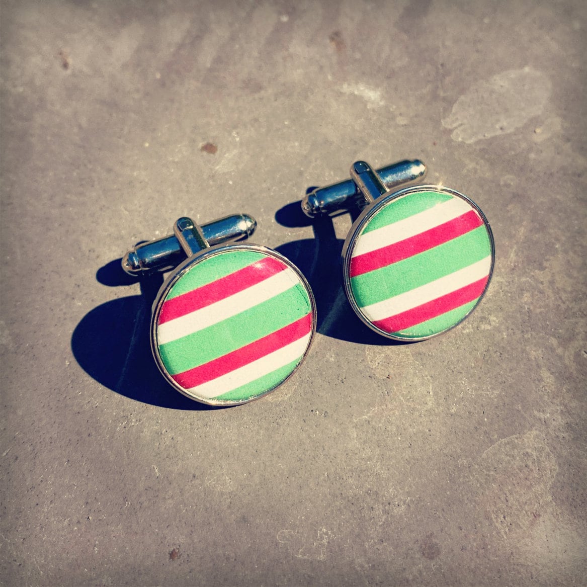 Leicester Tigers Rugby Cufflinks. Personalised gift for rugby fan. Christmas present for men. Premiership Rugby. Sports jersey. Your name.