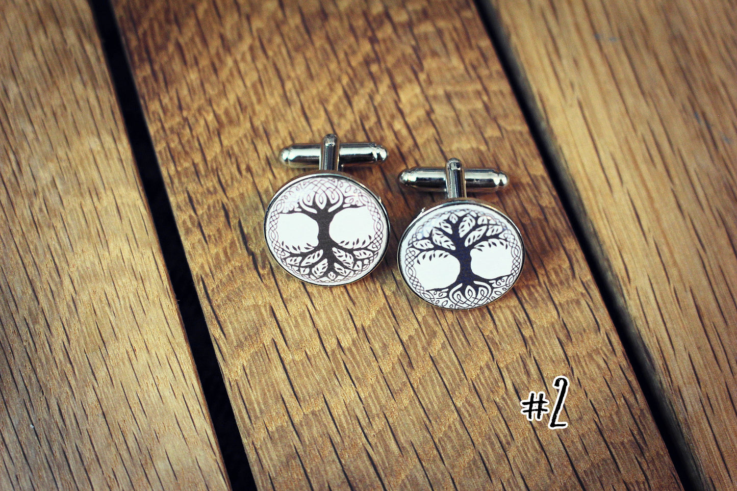 Celtic Symbol Cufflinks. Spiritual. Nordic. Tree of Life. Family Love Strength Hope. Groomsmen gift. Celtic knot. Irish symbols Pocket Watch