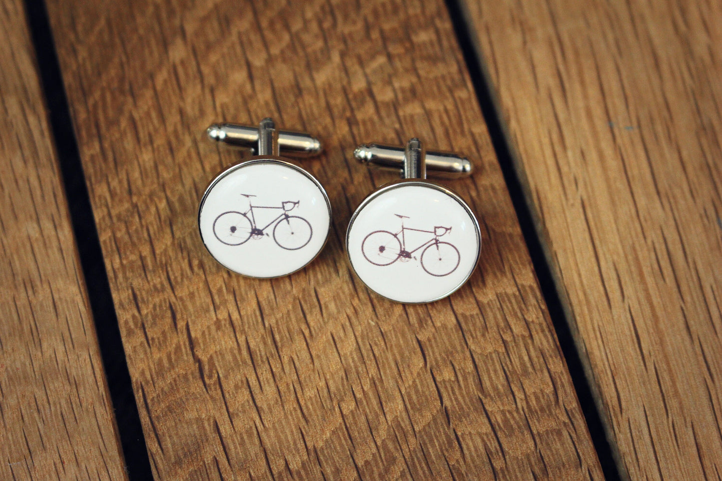 Hobbies Cufflinks Sailing Cycling Rock Climbing. Bicycle Boat Mountain climber. Monochrome wedding groom Gift for him. Manly. Bike. Sailor