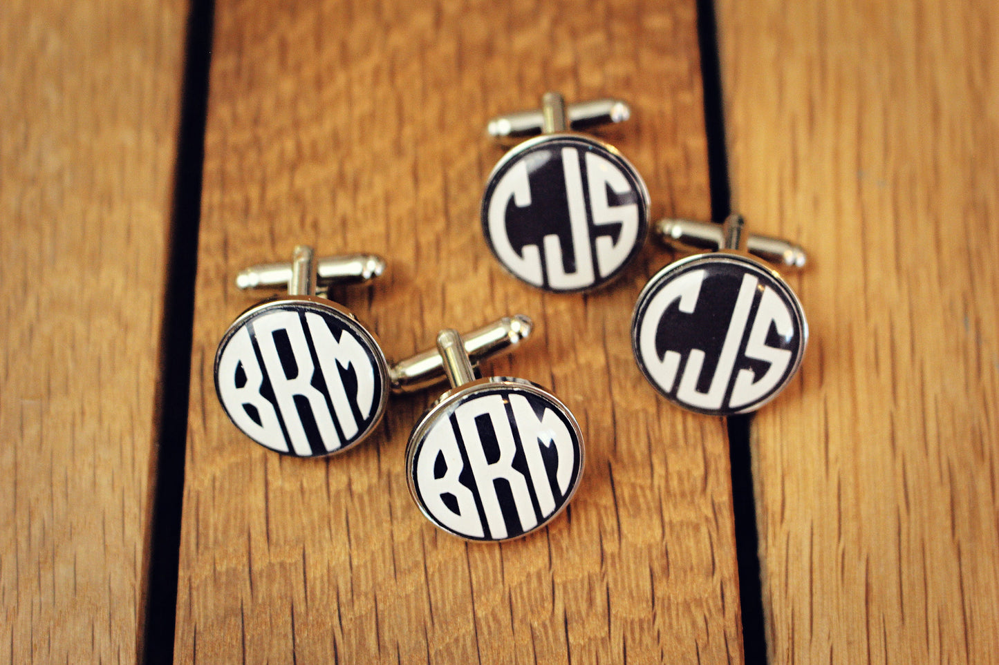 Monogram Cufflinks. Custom Initials Jewellery. Personalised groomsmen gift Any Colour Matched to your bow tie waistcoat. Wenzel. Seal. Crest