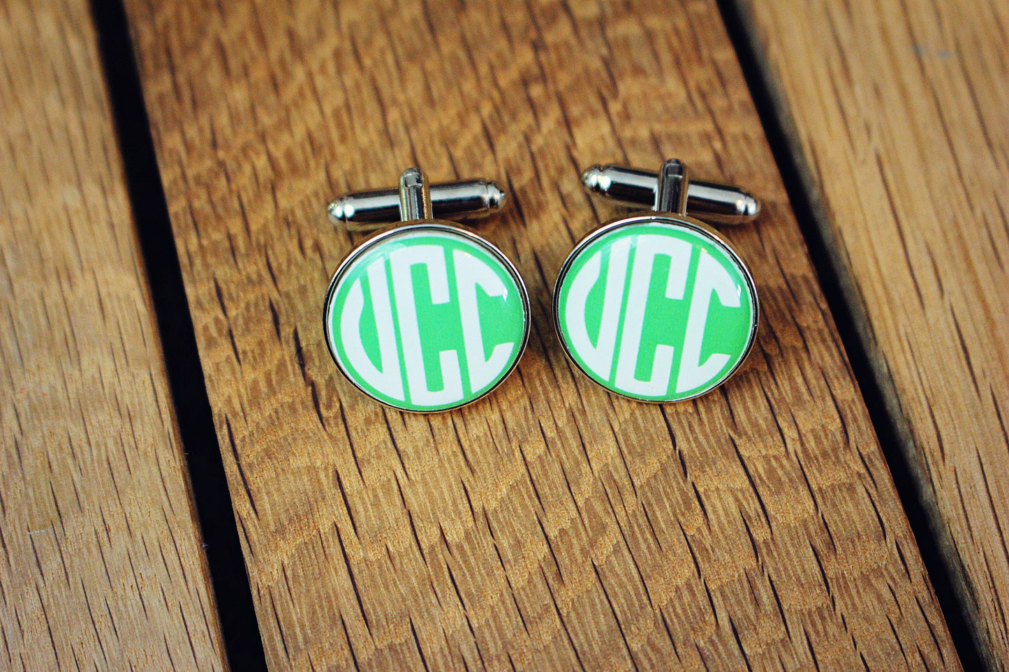 Monogram Cufflinks. Custom Initials Jewellery. Personalised groomsmen gift Any Colour Matched to your bow tie waistcoat. Wenzel. Seal. Crest