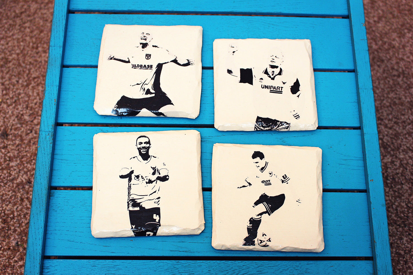 Iconic Football Moments Coasters - Man Cave Home Bar Pub England Football Three Lions. Man City Man Utd Liverpool Arsenal Chelsea Spurs gift
