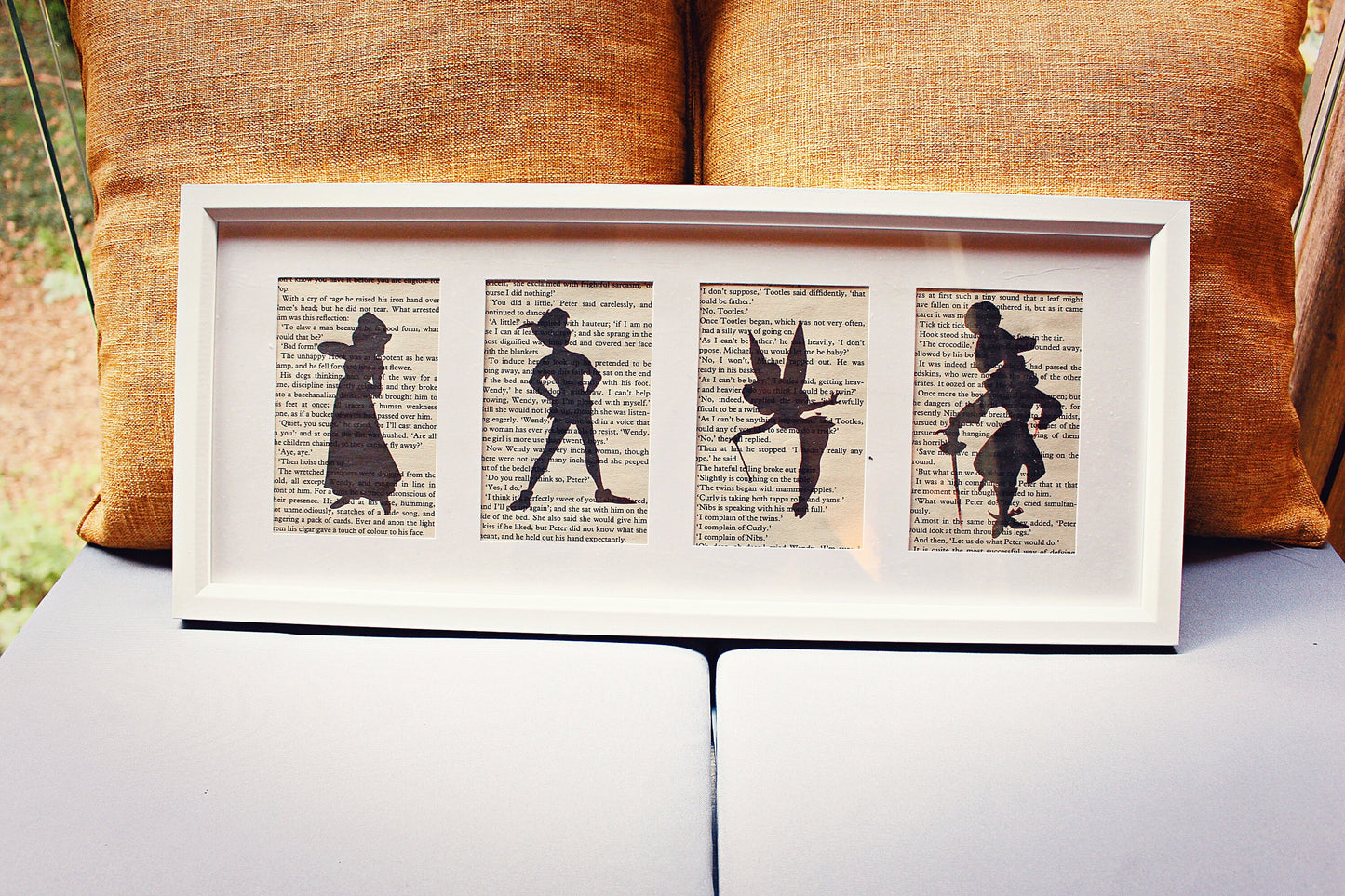 Personalised Book Page Artwork. Upcycled Gift for Book Lover Bookworm. Childs bedroom decor. Kids room art. Cartoon character Childhood gift