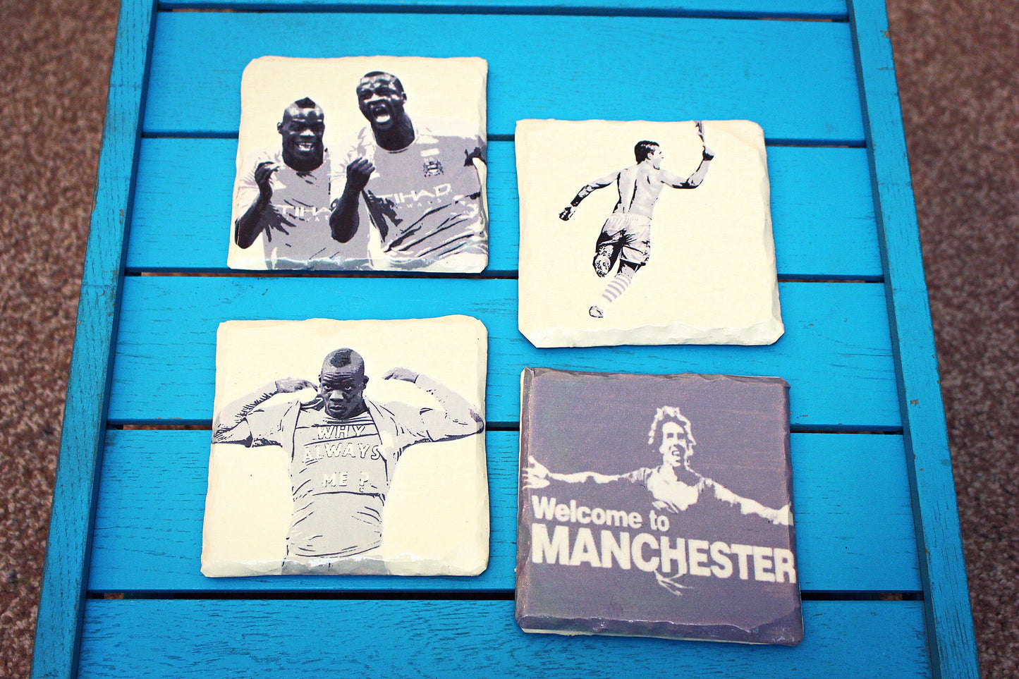 Iconic Football Moments Coasters - Man Cave Home Bar Pub England Football Three Lions. Man City Man Utd Liverpool Arsenal Chelsea Spurs gift