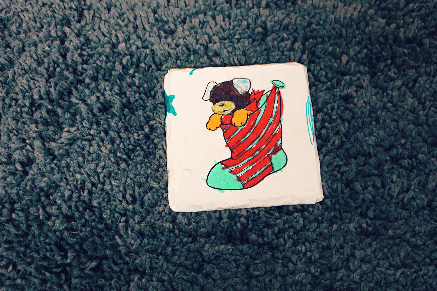 Your Kids Artwork Coasters Children's drawing painting colouring on personalised coasters Gift for Grandparents Present for Mum Gift for dad