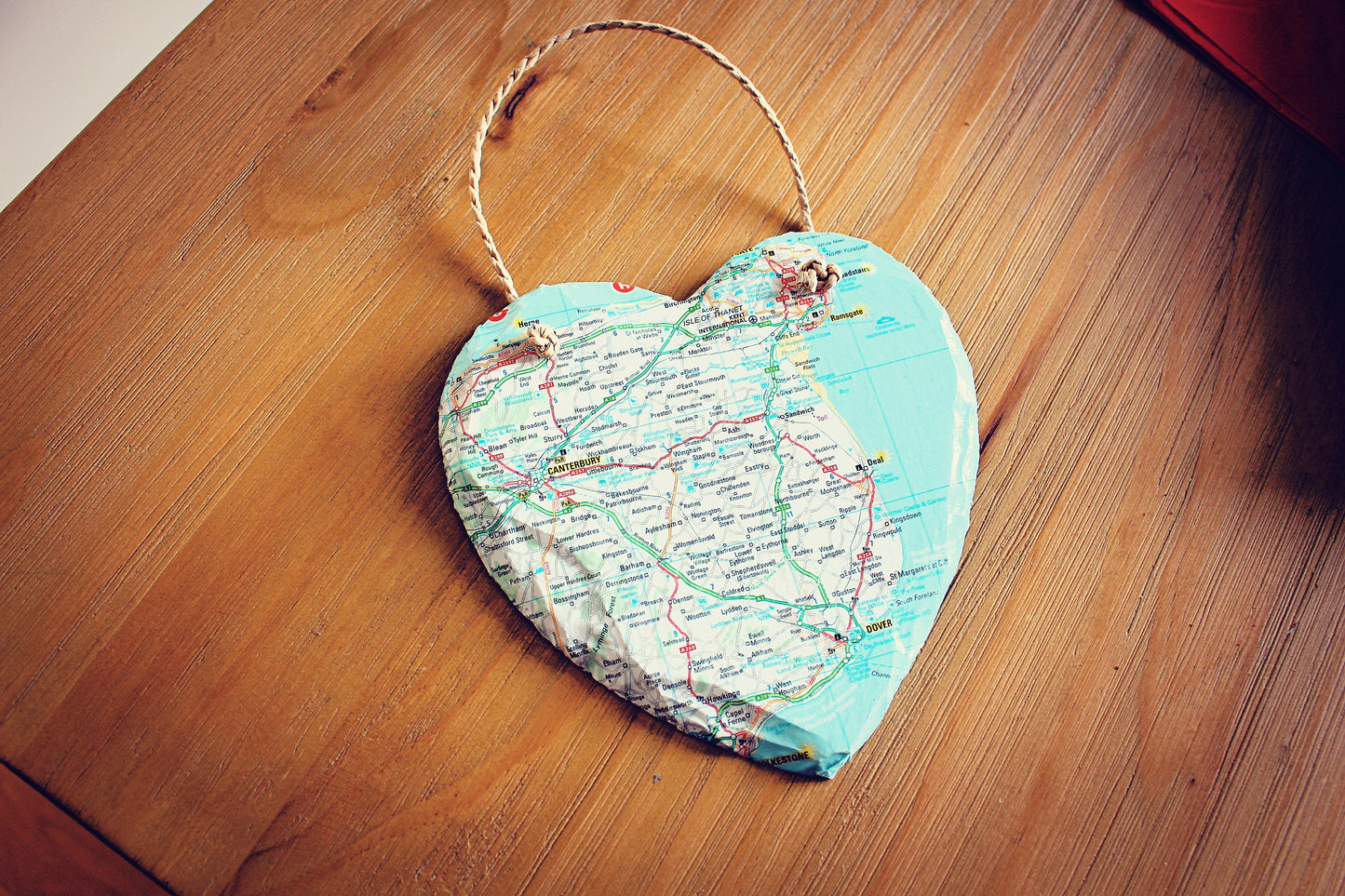 Decorative Slate Hearts. Romantic Gift. Map Hearts, any location! Book Page Heart. Music Score Heart. Mothers Day Gift. Gift for Mum.