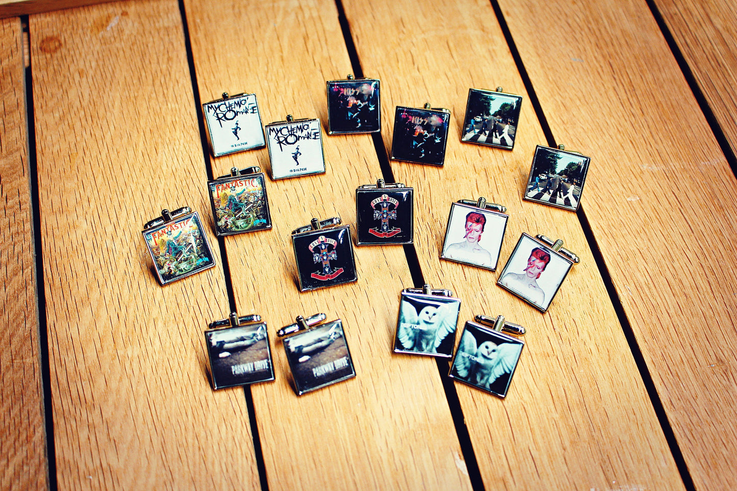 Your Logo Cufflinks. Promote your Brand Business on mens jewellery. Company logo gift Independent business marketing Customised Pocket Watch