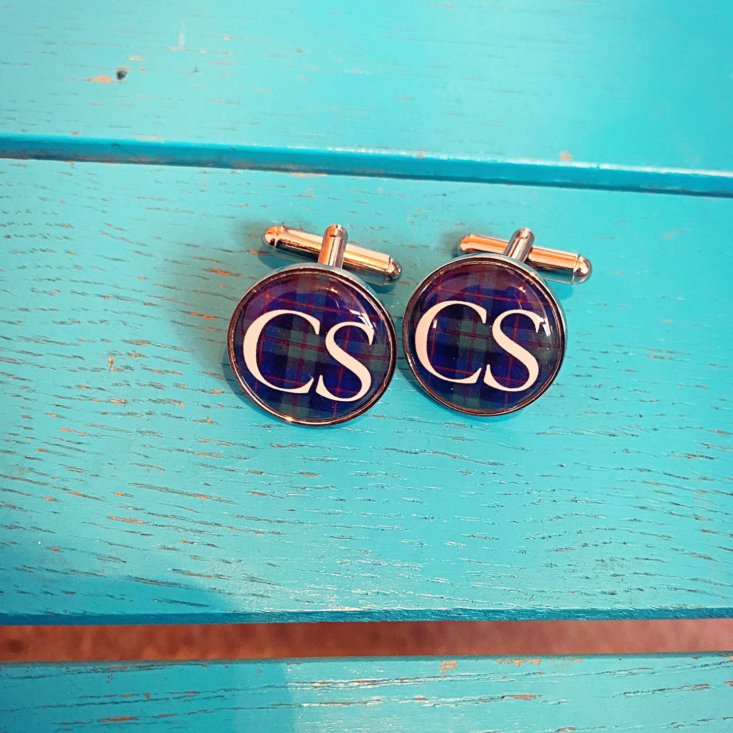 Custom Tartan Cufflinks