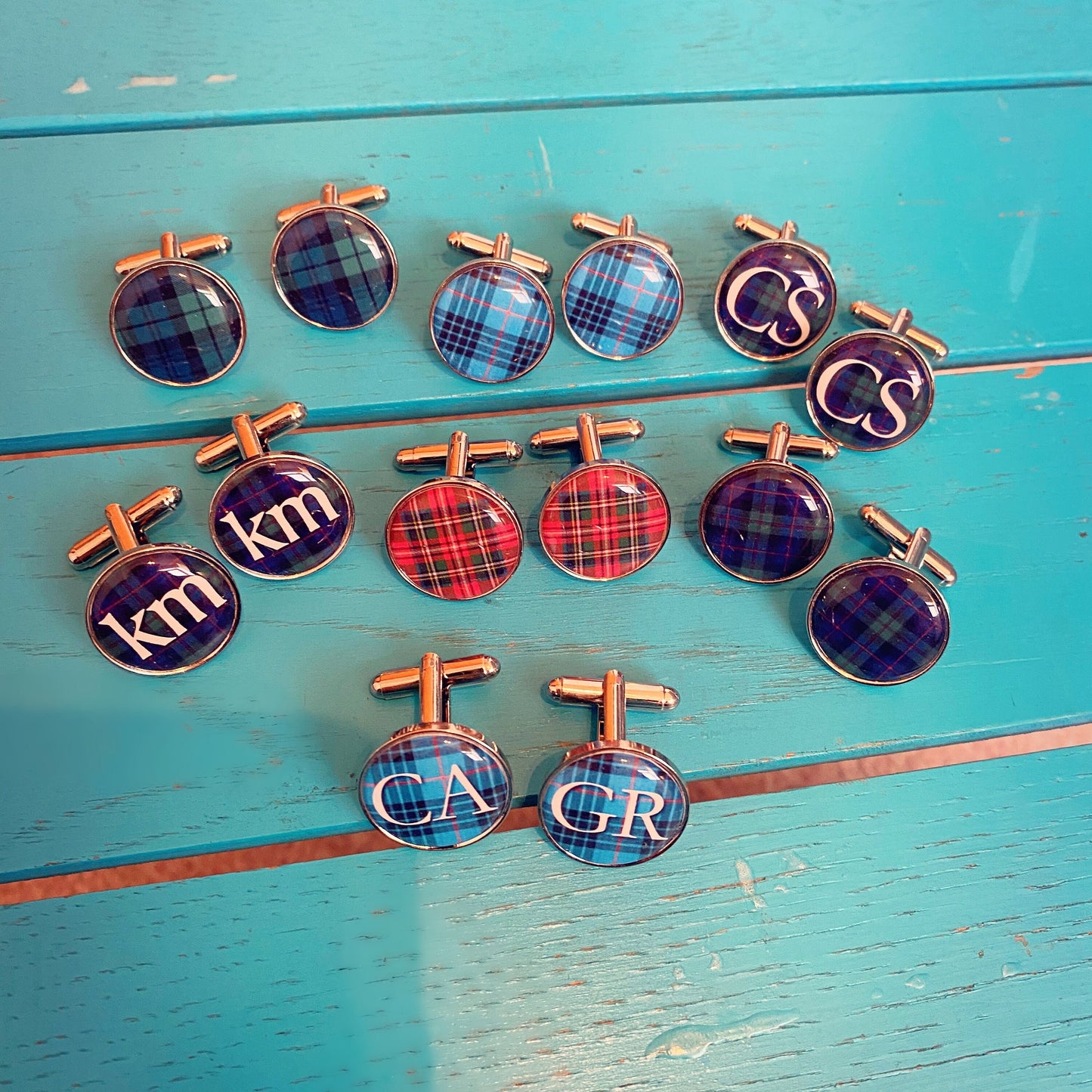 Custom Tartan Cufflinks