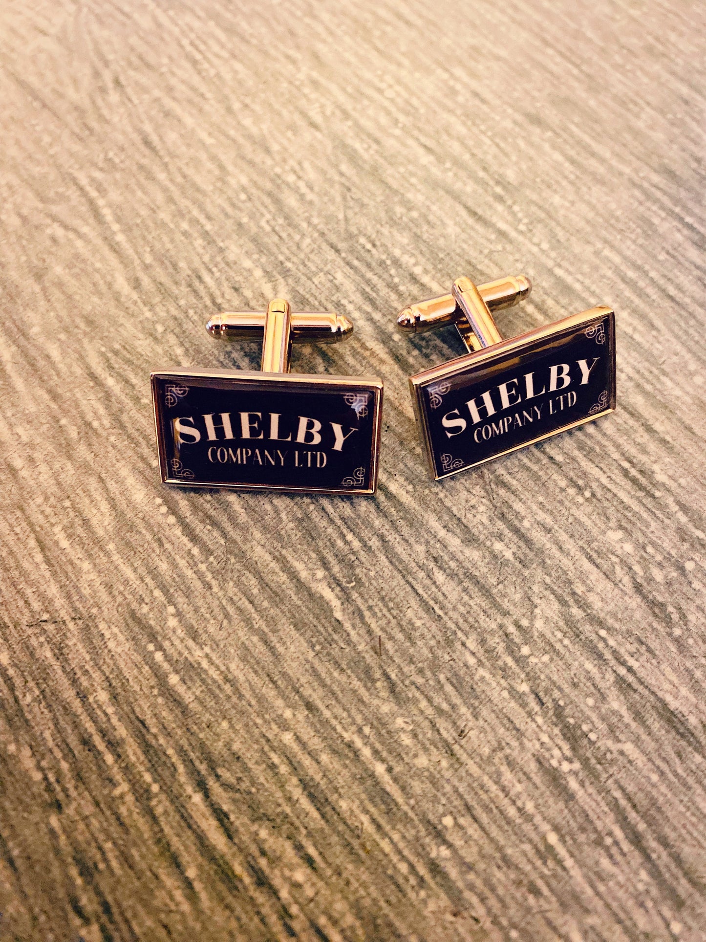 Peaky Blinders inspired cufflinks. Shelby Brothers Limited. By Order of the Peaky Blinders. Groomsmen gifts. Groom. Wedding cufflinks.