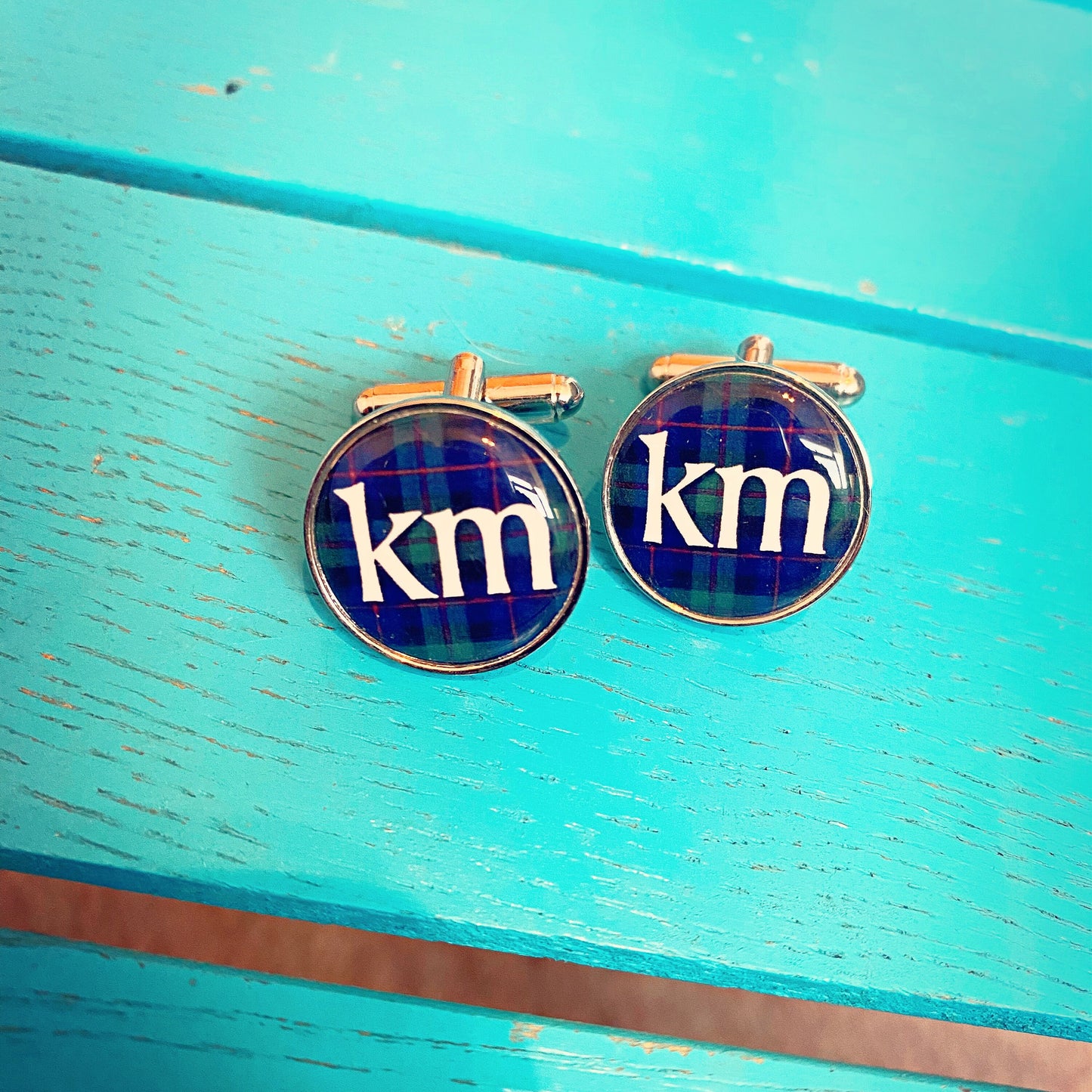 Custom Tartan Cufflinks