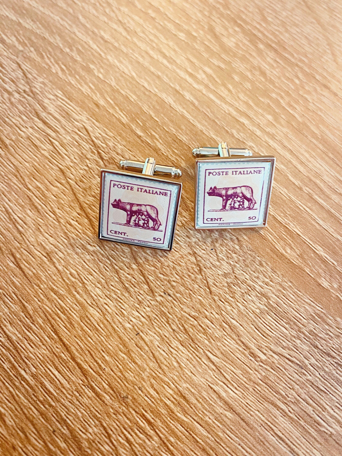 Vintage Stamp Cufflinks. Historic Postal Stamp Gift. Stamp Collector Rare mail stamps. Wedding Groom Cufflinks, Tie Bar, Tie Slide, Tie Clip