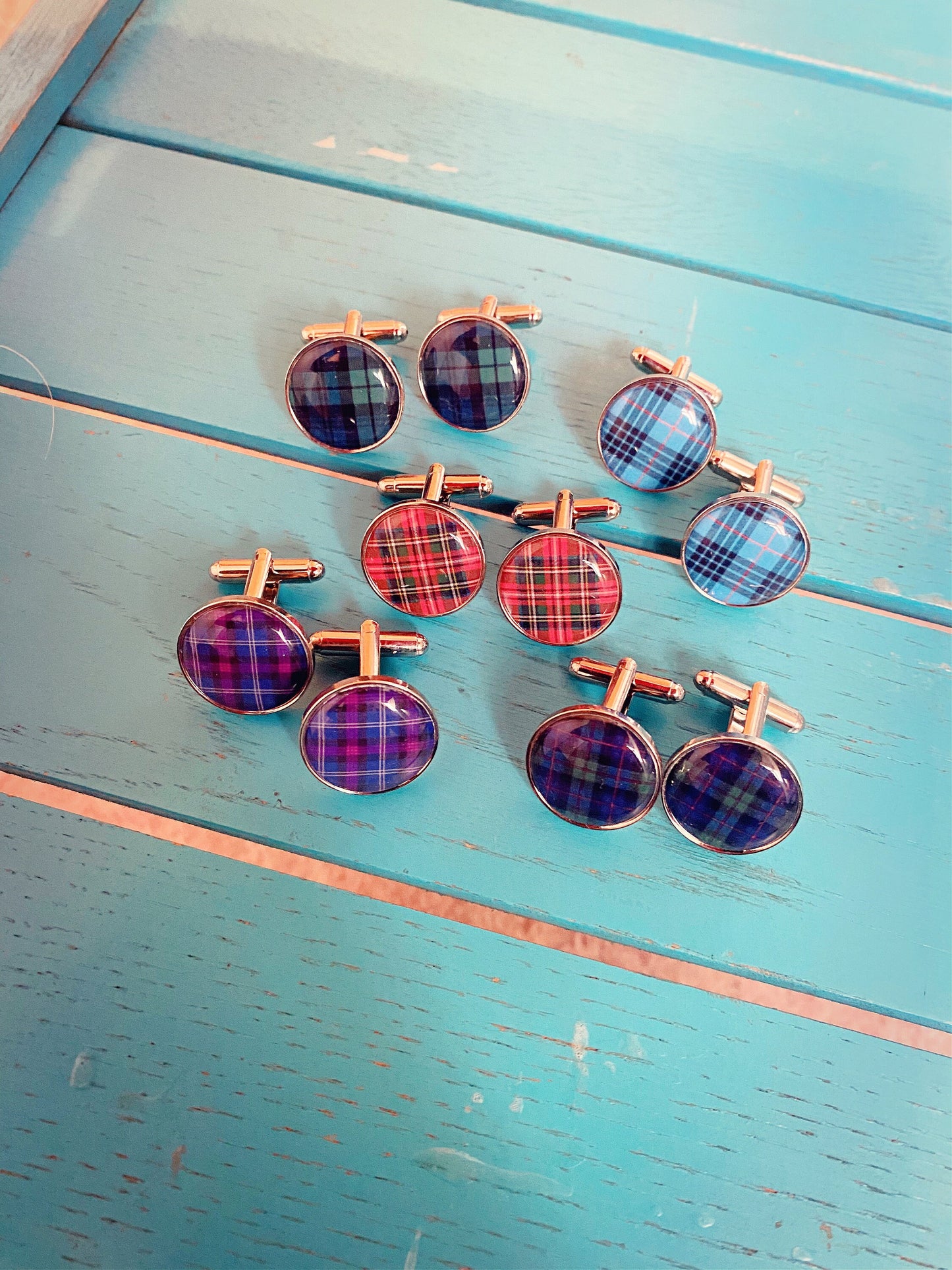 Custom Tartan Cufflinks