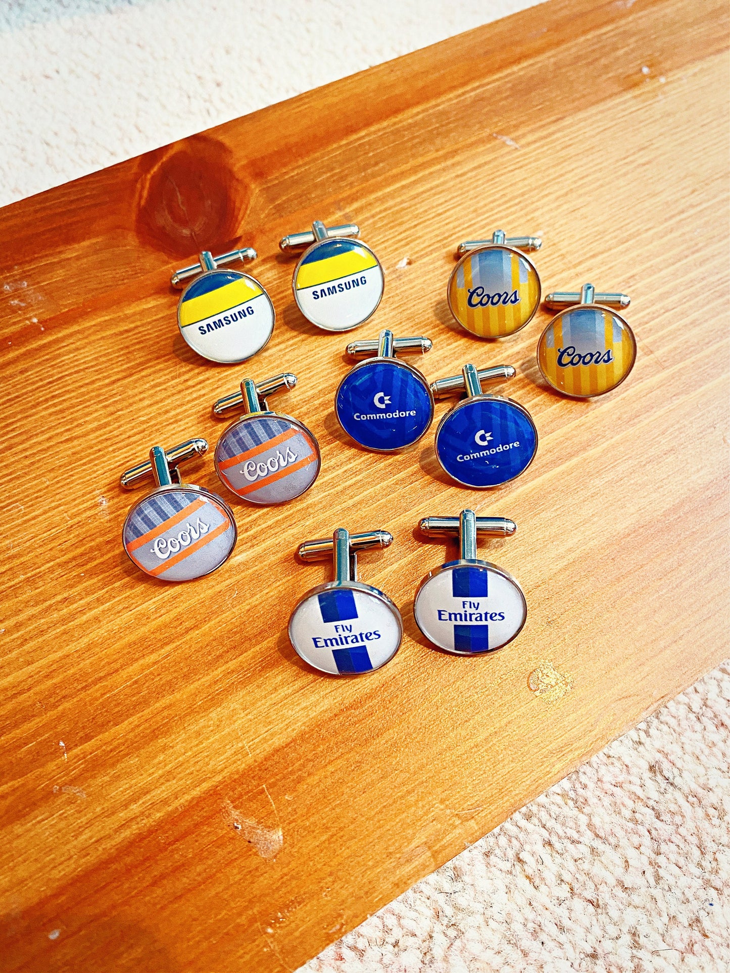 Chelsea Football Stadium Cufflinks. Stamford Bridge Stadium. Gift for Chelsea Fan. Road Sign Tie Bar. Personalised Street Name.
