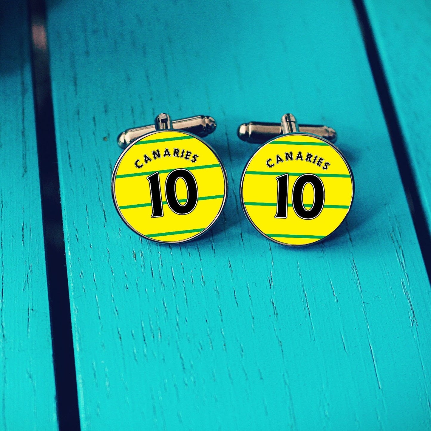 Norwich City Football Stadium Cufflinks. Carrow Road Stadium. Gift for Canaries Fan. Road Sign Tie Bar. Personalised Street Name.