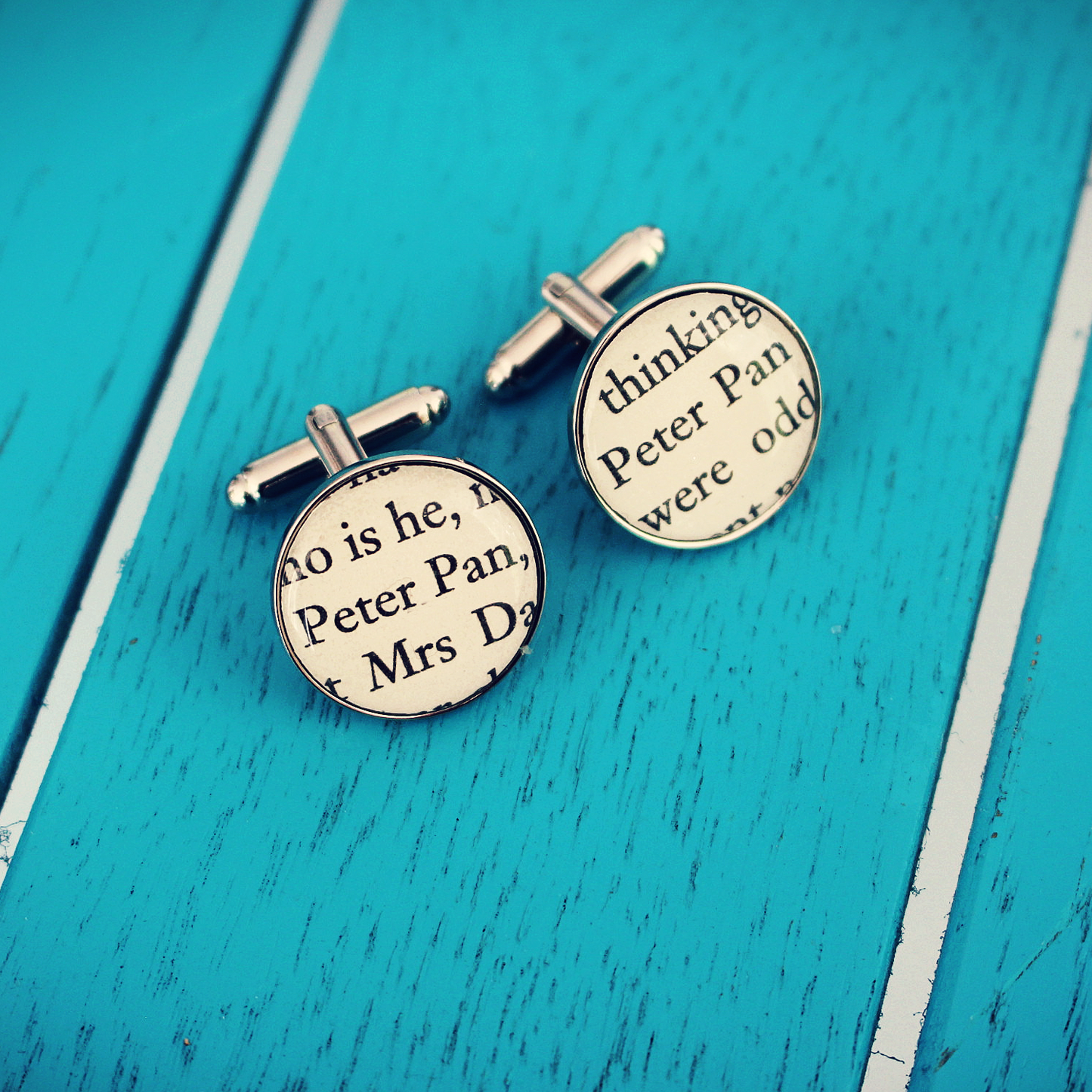 Book Page Cufflinks