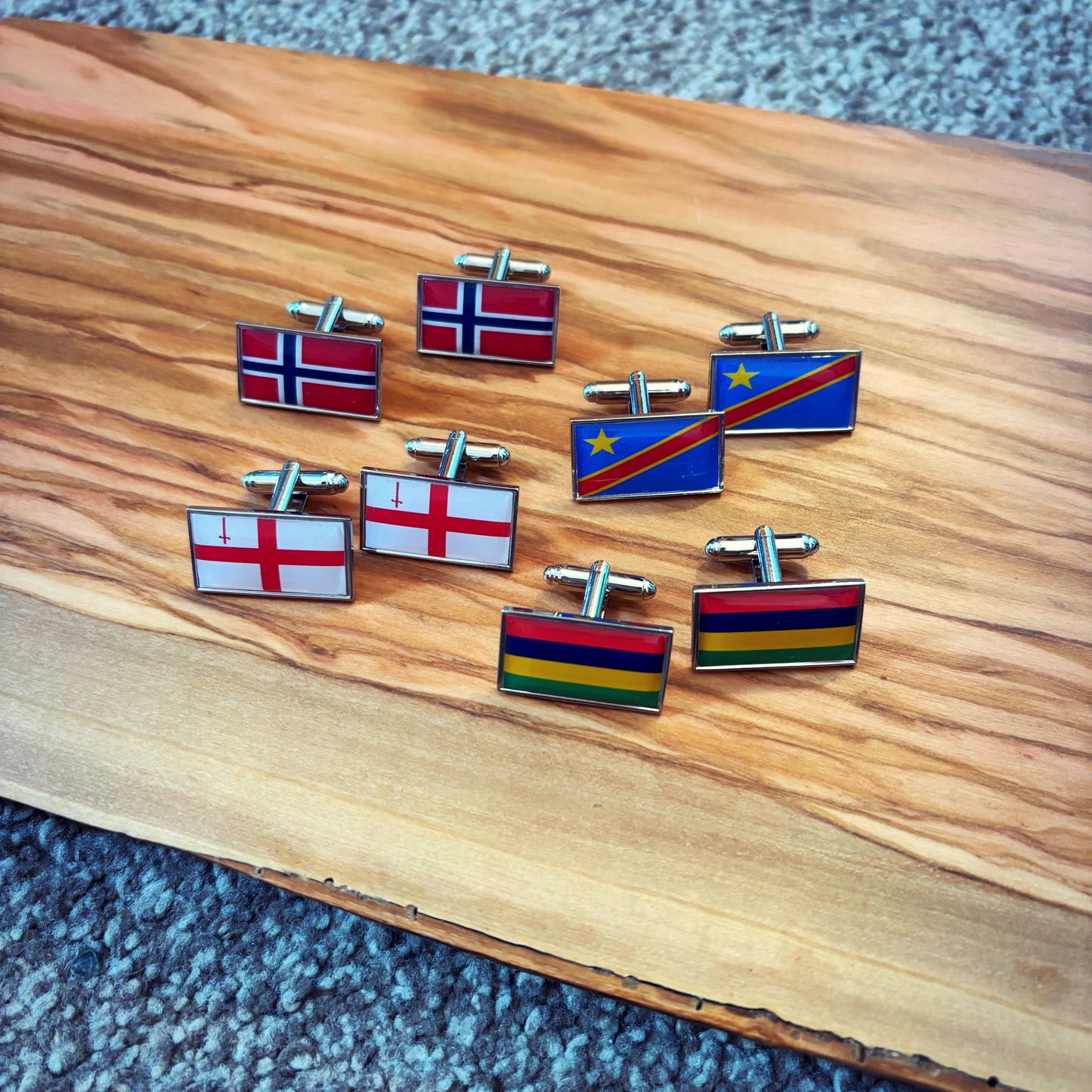 Custom Flag Cufflinks
