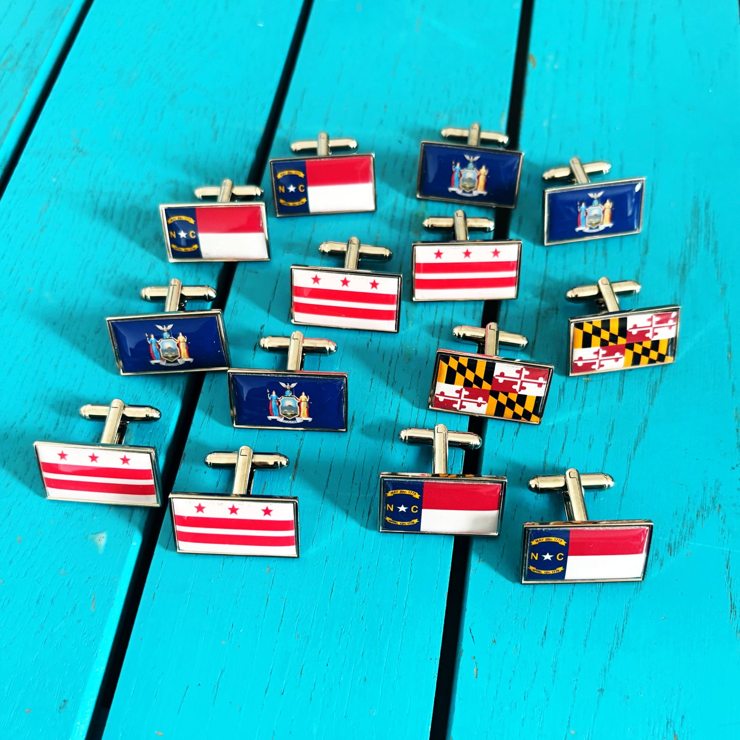 Custom Flag Cufflinks