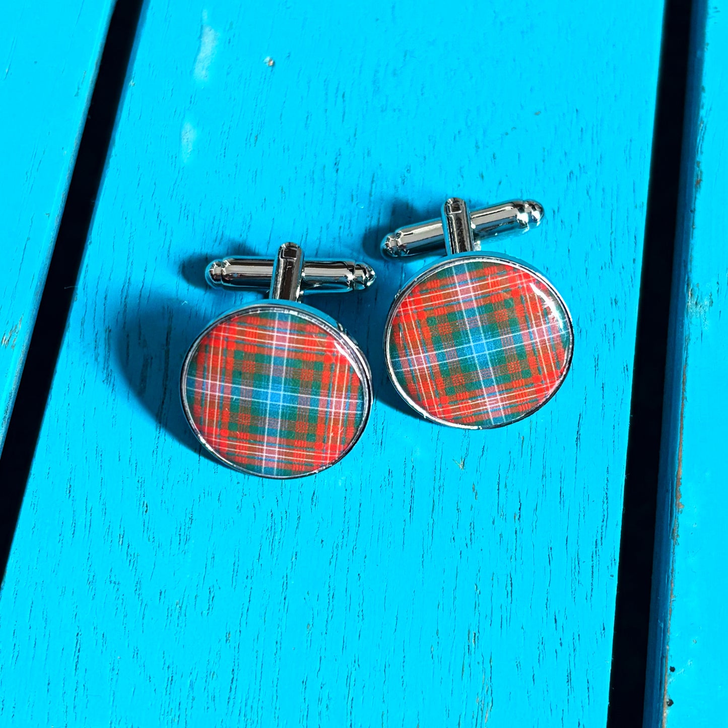 Custom Tartan Cufflinks
