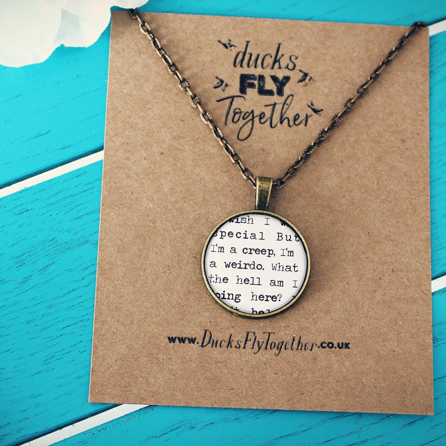 Song Lyrics Pendant! Personalised gift. Greatest Showman - This is Me! First Dance Wedding Song. Musical Song Lyrics. Unisex necklace
