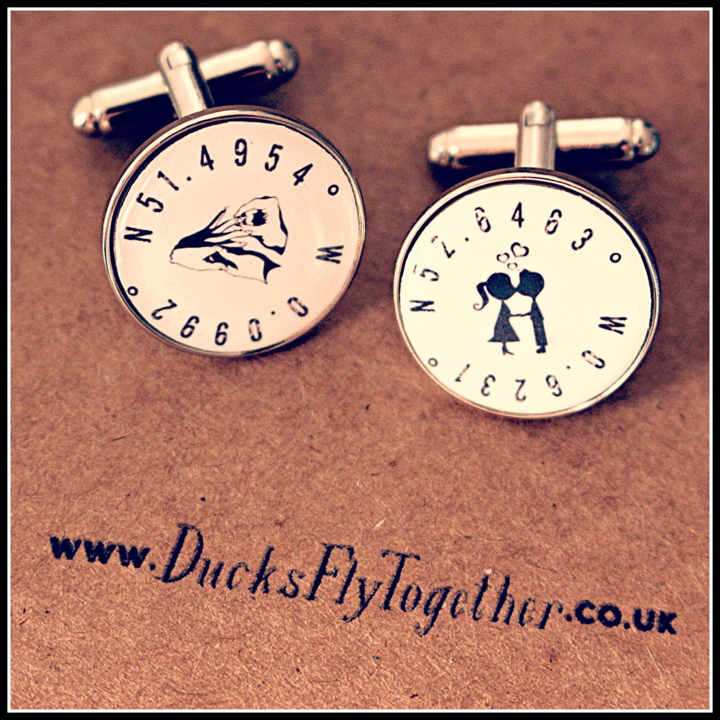 Special Places Cufflinks! Where we met! Where we fell in love. Where I graduated. Our first home. Graduation gift. Coordinates. GPS location