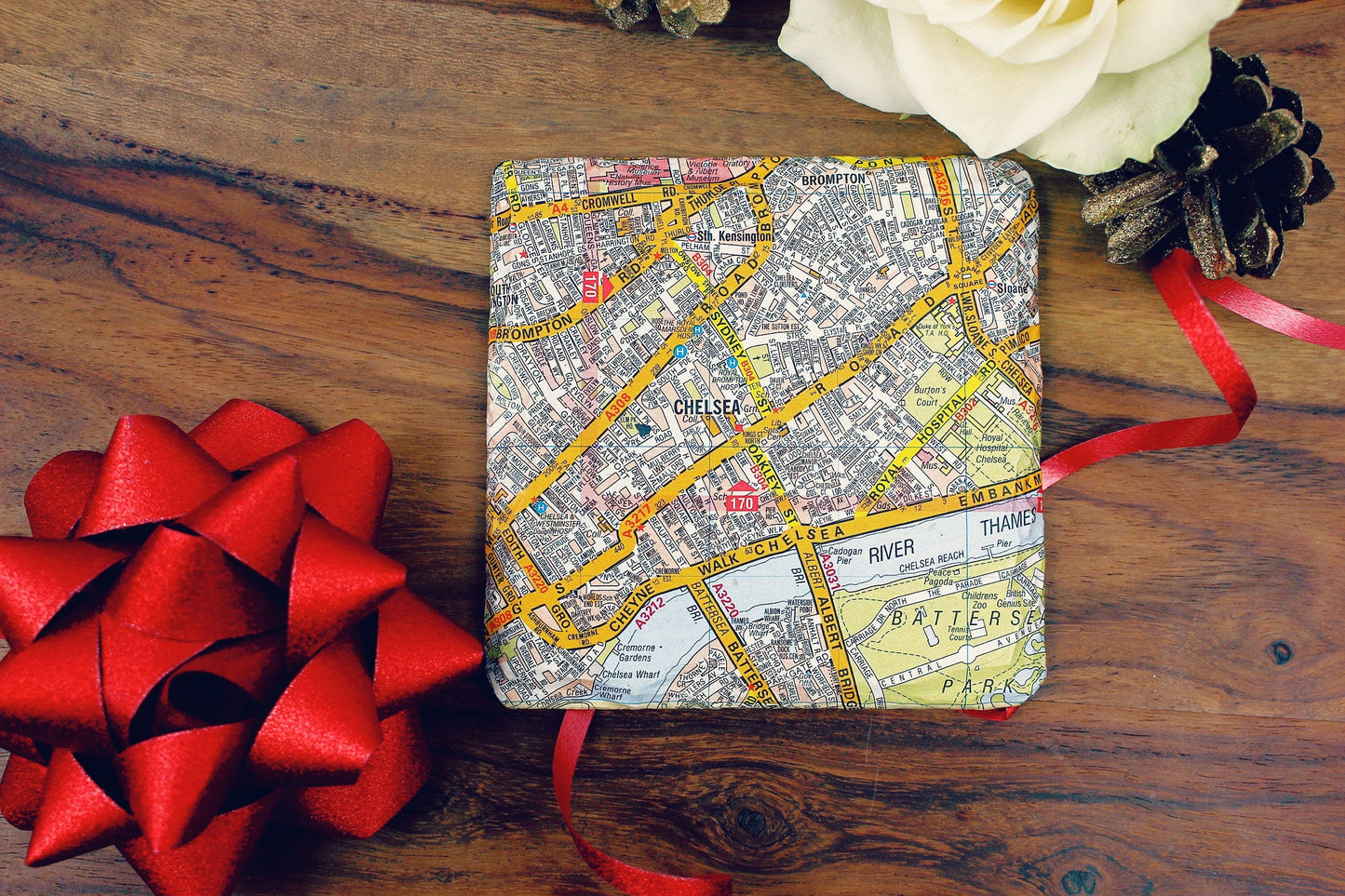 Personalised map coasters. Favourite place. First home. Where we met. Special place memory. Recycled map coasters. Set of 4 or 6. London.