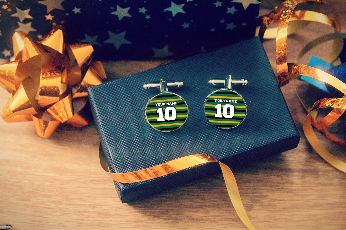 Northampton Saints Rugby Cufflinks. Personalised gift for rugby fan. Christmas present for men. Sports jersey. Pocket Watch, Tie Clip.