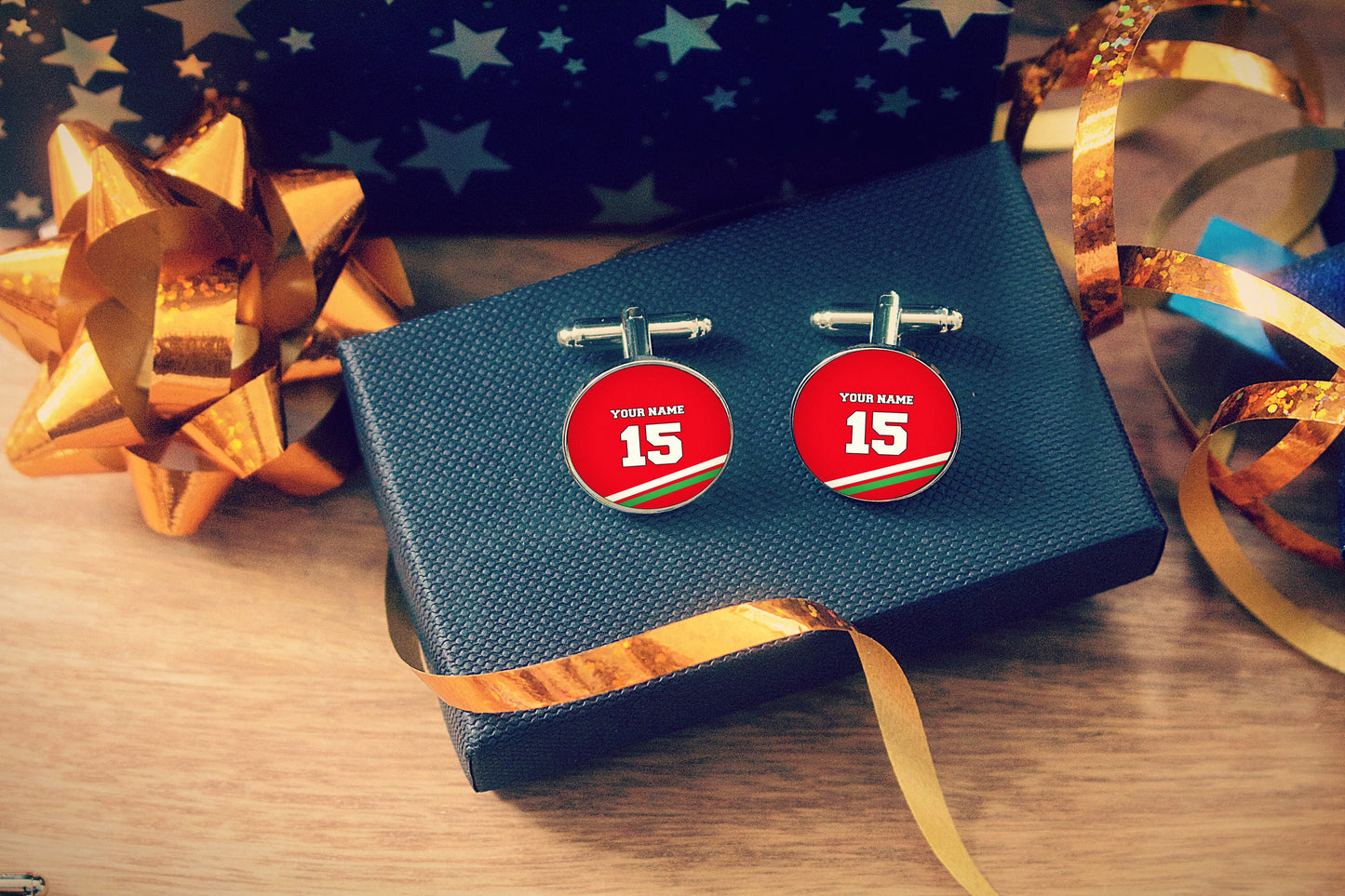 Wales Rugby Cufflinks. Welsh Six Nations. Personalised sports jersey. Christmas gift for rugby fan, dad, husband. Cardiff. Ospreys. Scarlets