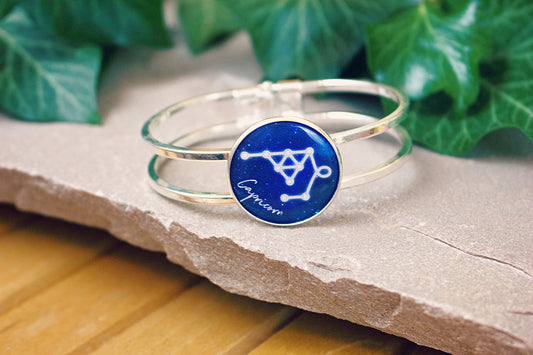 Horoscope Bracelet. Star Sign jewellery. Astrology gift. Zodiac constellation. Libra Aries Capricorn Sagittarius Pisces Leo Virgo Gemini