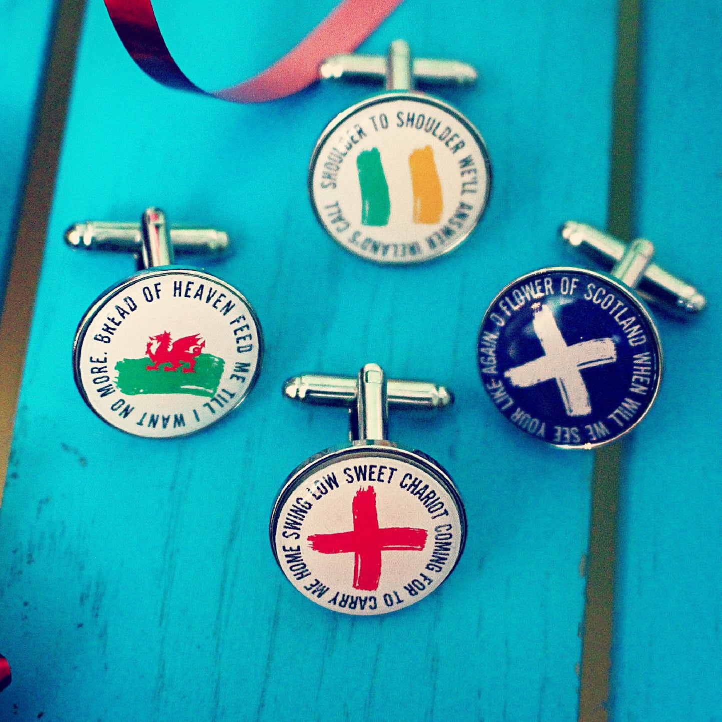 O Flower of Scotland Cufflinks. Scotland Rugby Fan. Rugby gift for him.Rugby Anthem. Six Nations. Murrayfield. Present for dad. Pocket Watch