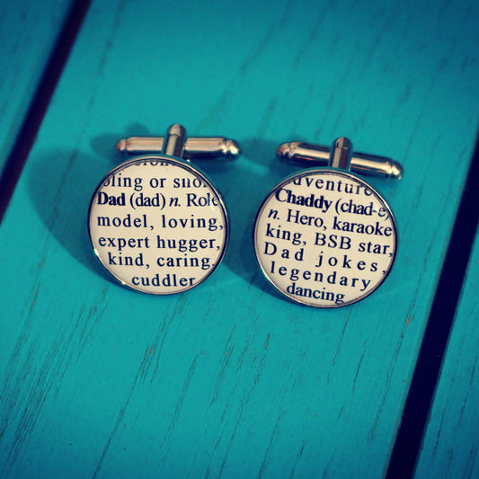 Customised dictionary definition - Dad, daddy, father, insults! Personalised definition of your dad. Personal gift for dad Christmas for Dad