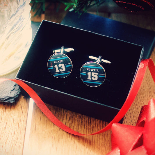 Exeter Chiefs Rugby Cufflinks. Personalised gift for rugby fan. Christmas present for men. Premiership Rugby Tie Clip. Pocket Watch