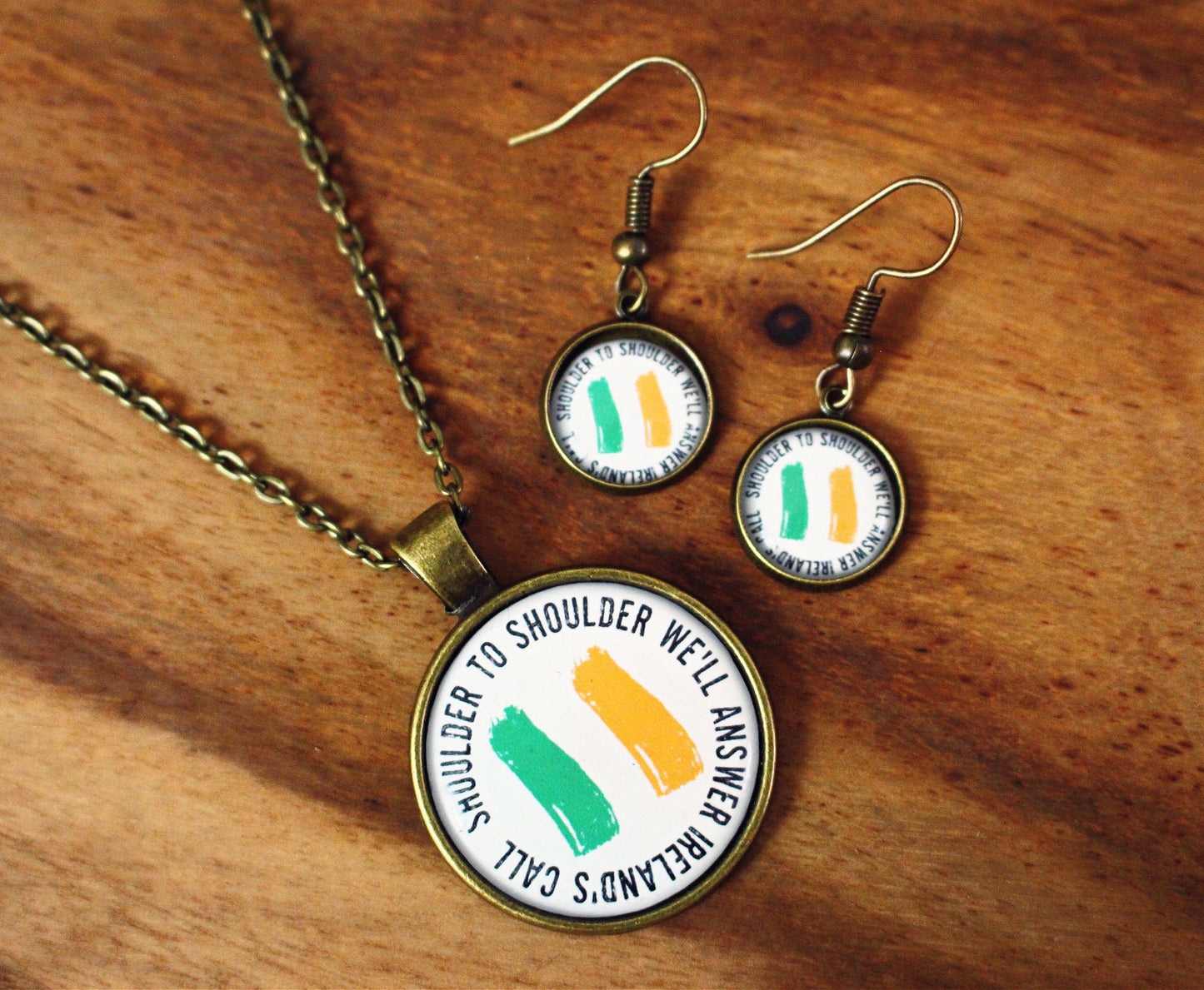 Six Nations Rugby Anthems Necklaces Earrings. Ireland's Call. Swing Low Sweet Chariot. Bread of Heaven. O Flower of Scotland. Rugby fan.