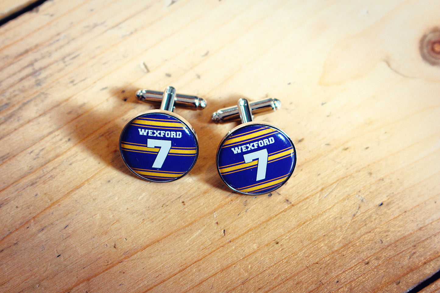 Irish County Colours Cufflinks. GAA Football Hurling shirt. Ireland Gaelic Dublin Kerry Cork Galway Mayo Wexford Limerick Tipperary Donegal