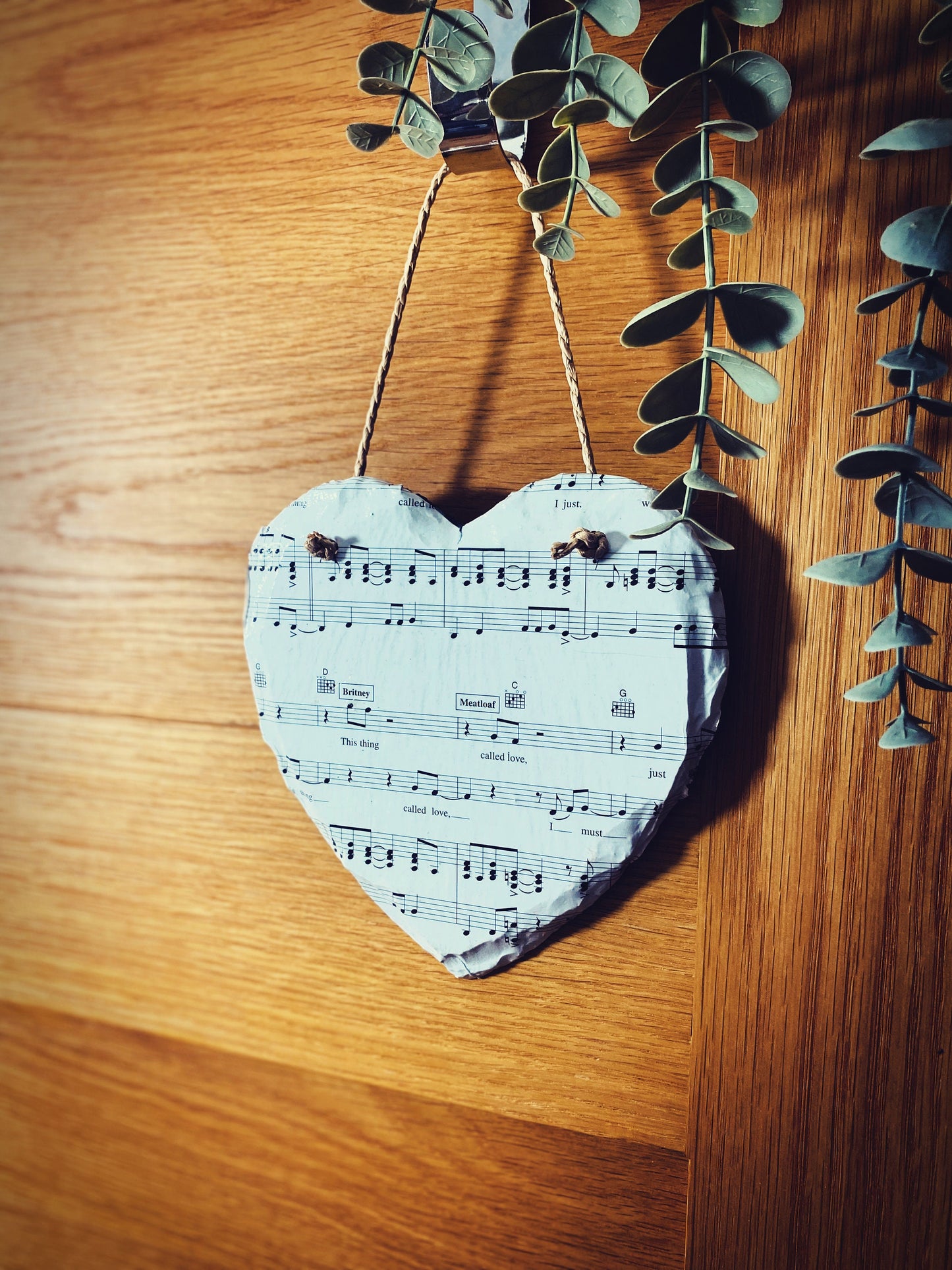 Recycled Sheet Music Decorative Slate Hearts. Music Lover Gift Musician Home Decor. Musical Theatre Score. Classical Music Upcycled Homeware