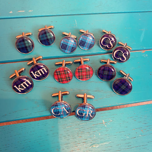 Custom Tartan Cufflinks