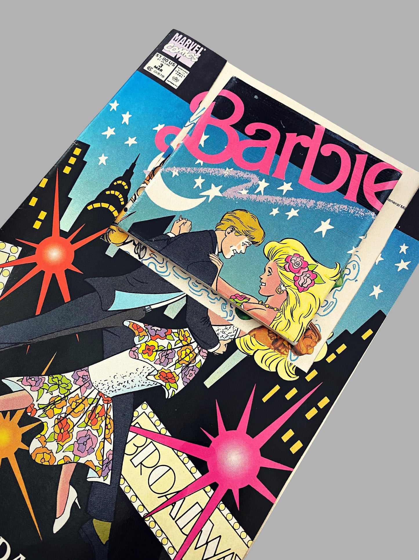 Upcycled Vintage Barbie Comic Book Coasters. Nostalgic Retro Magazine. Vintage Doll Gift Homeware Christmas Gift for her Pink Decor Feminist