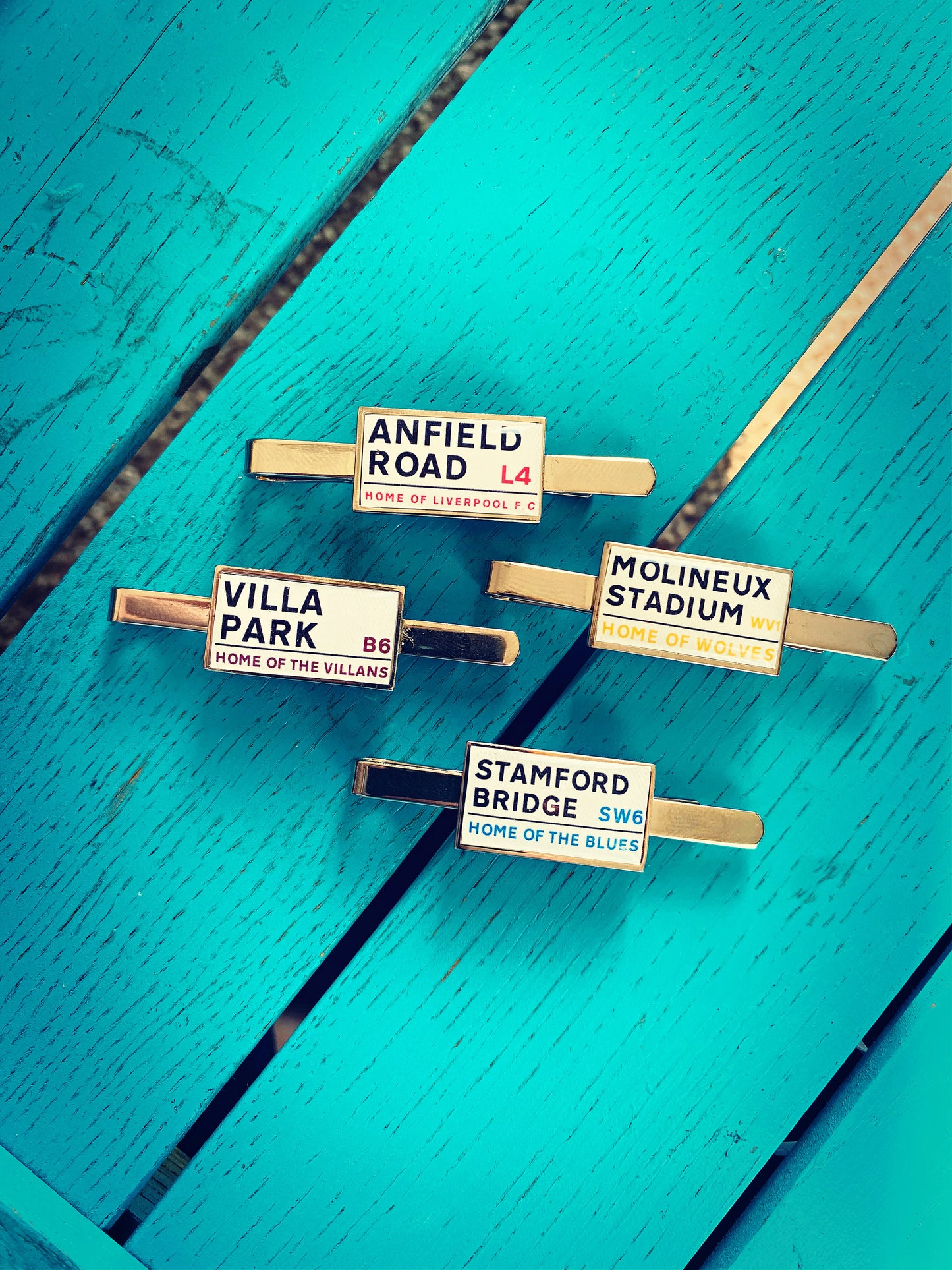 Plymouth Argyle Football Stadium Cufflinks. Home Park Stadium. Gift for Pilgrims Fan. Road Sign Tie Bar Personalised Street Name. Christmas